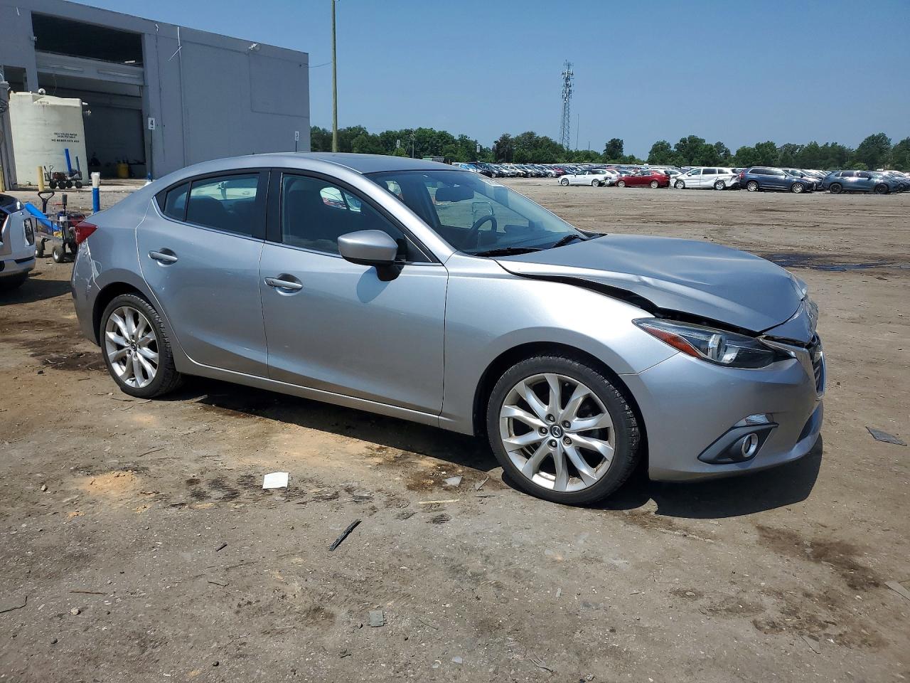 2014 Mazda 3 Grand Touring Silver vin: JM1BM1W37E1146143