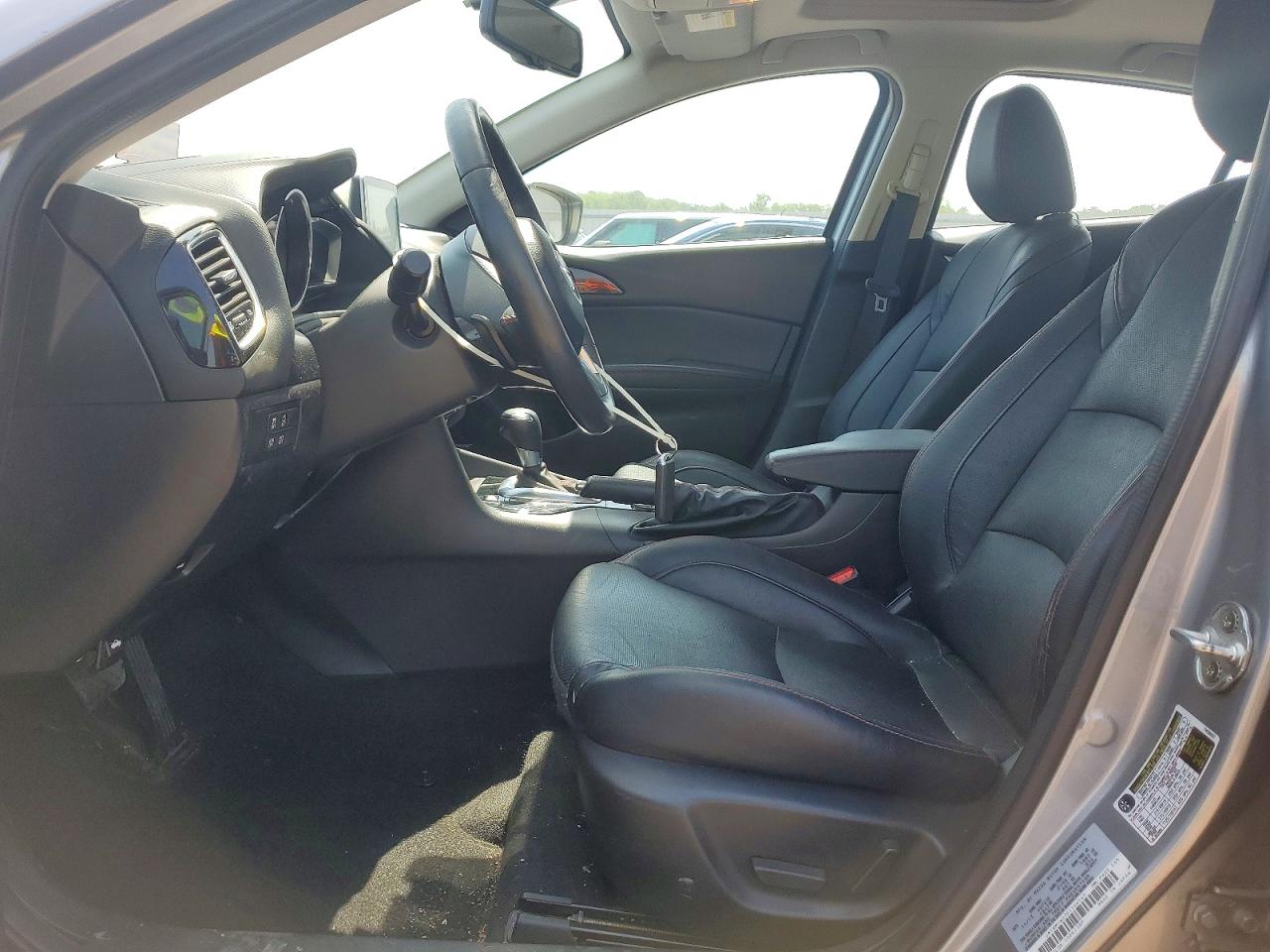 2014 Mazda 3 Grand Touring Silver vin: JM1BM1W37E1146143