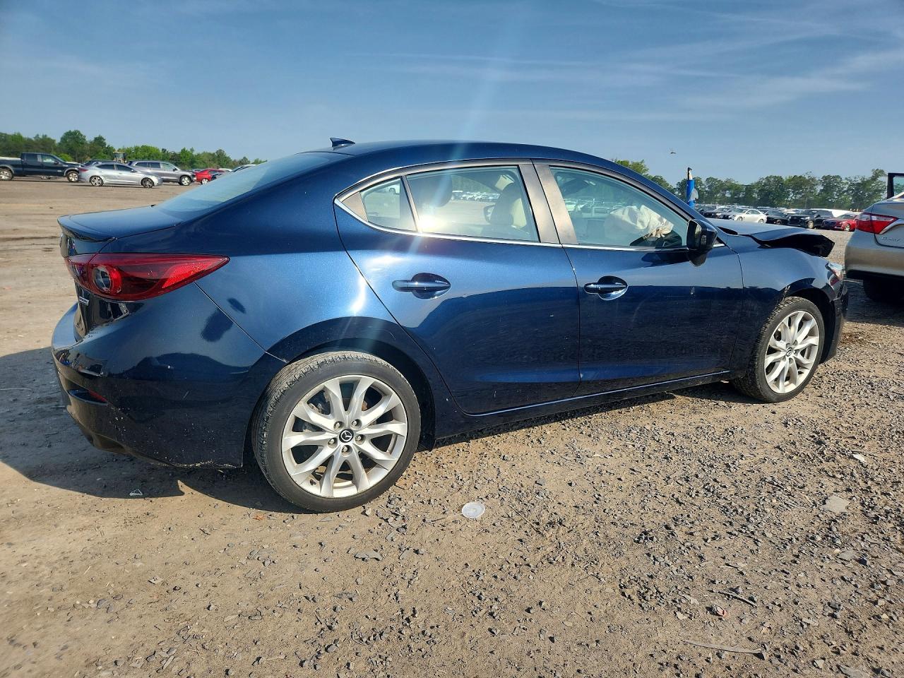 2014 Mazda 3 Grand Touring Blue vin: JM1BM1W37E1208544