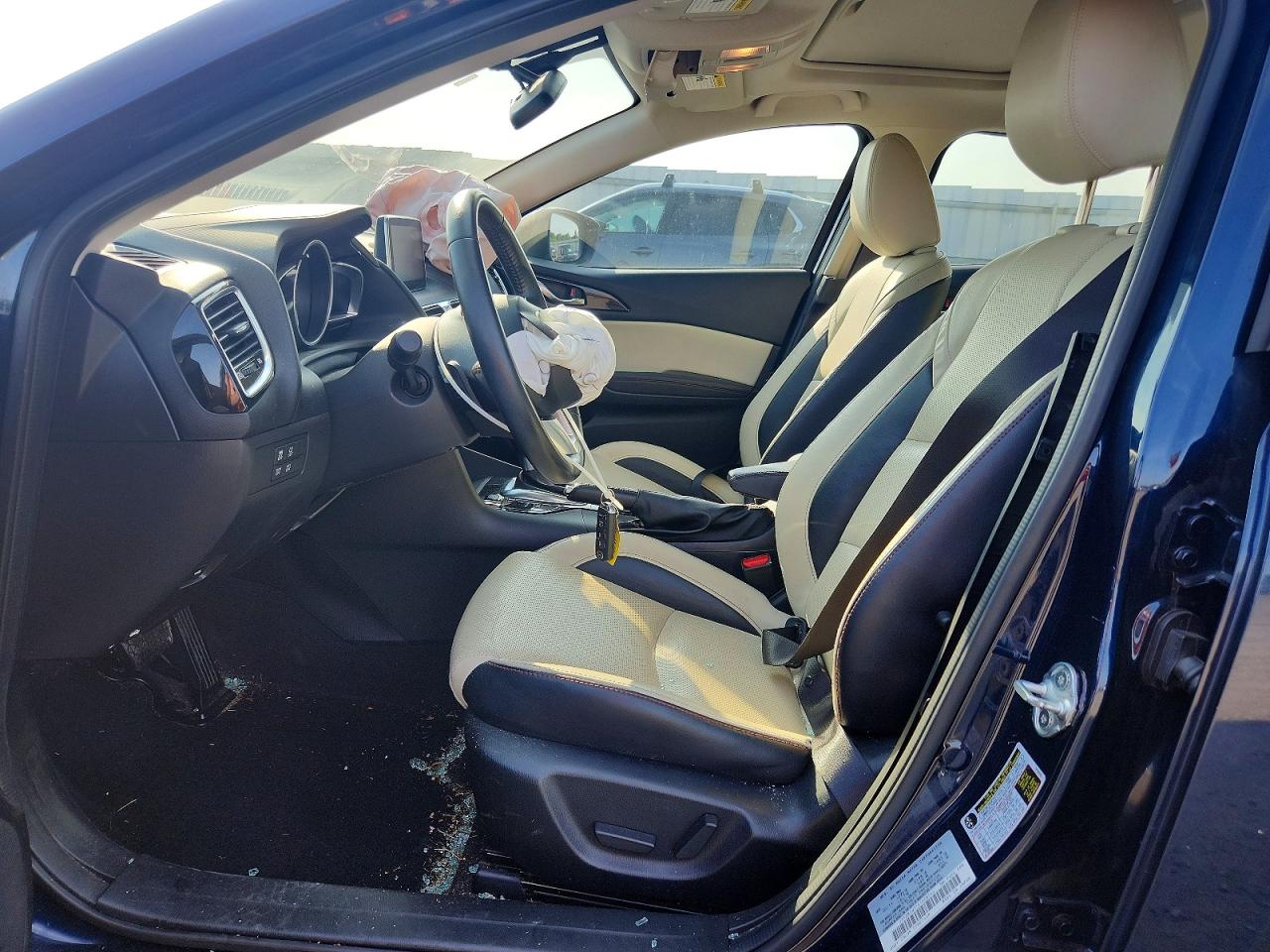 2014 Mazda 3 Grand Touring Blue vin: JM1BM1W37E1208544
