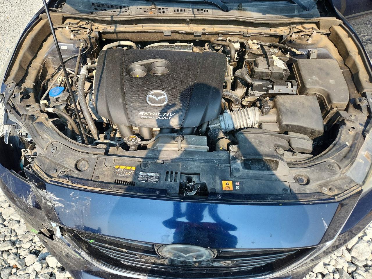 2015 Mazda 3 Grand Touring Blue vin: JM1BM1W37F1245501