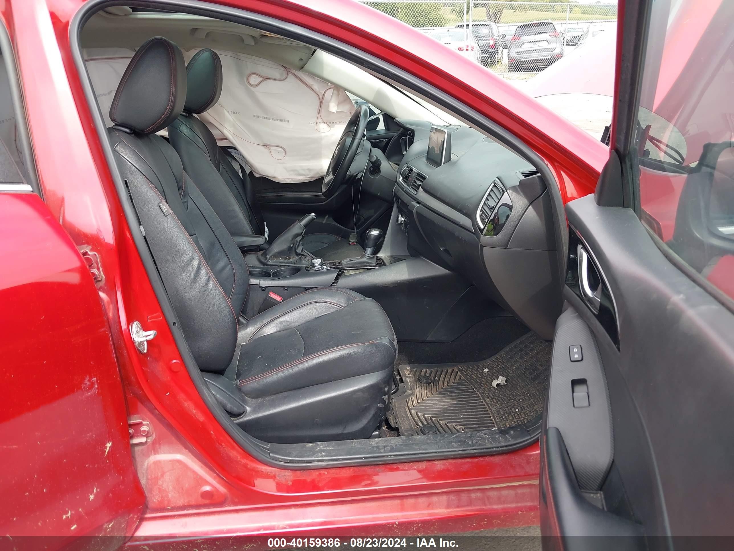 2014 Mazda Mazda3 S Grand Touring Красный vin: JM1BM1W38E1175411