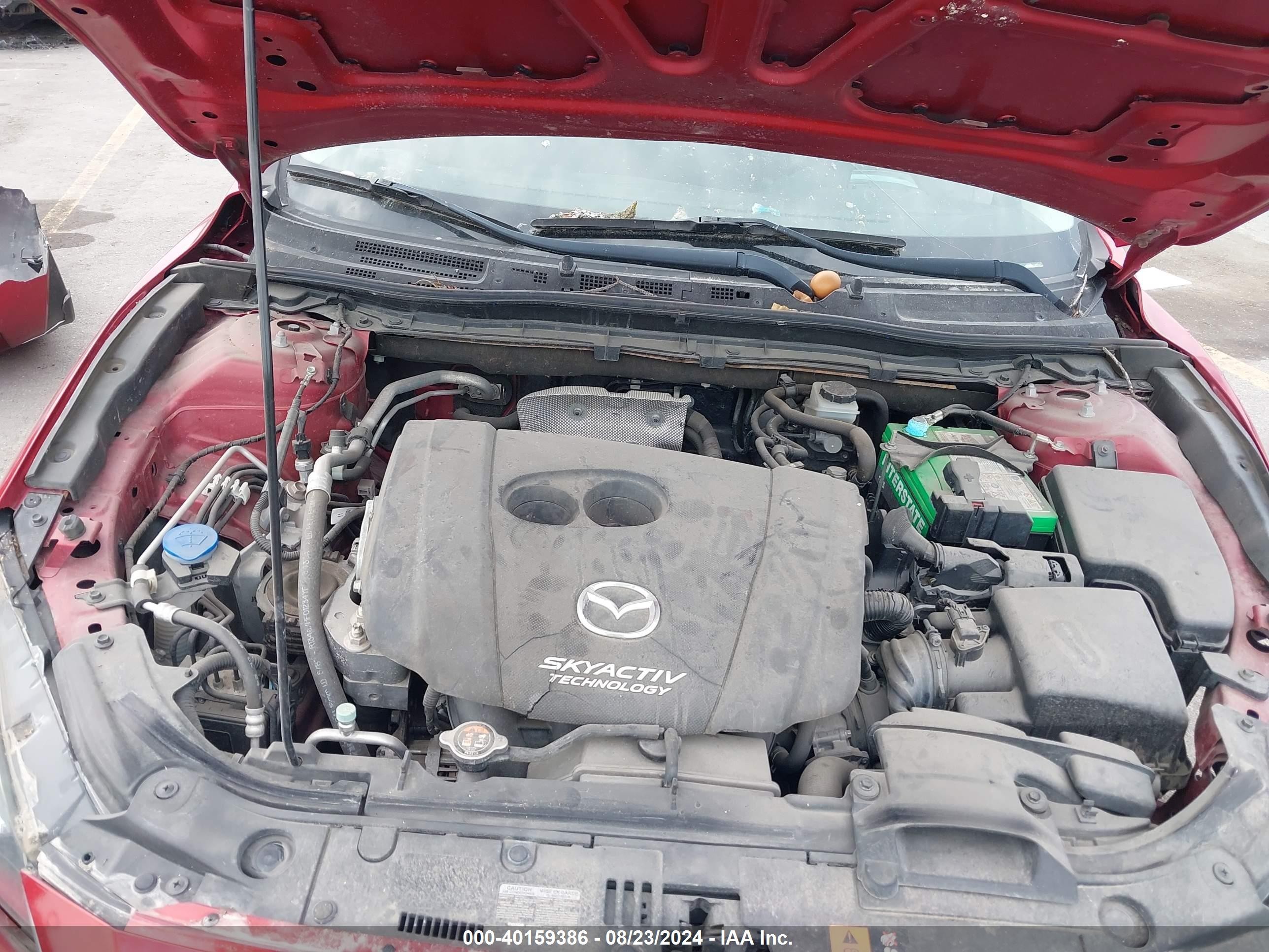 2014 Mazda Mazda3 S Grand Touring Красный vin: JM1BM1W38E1175411