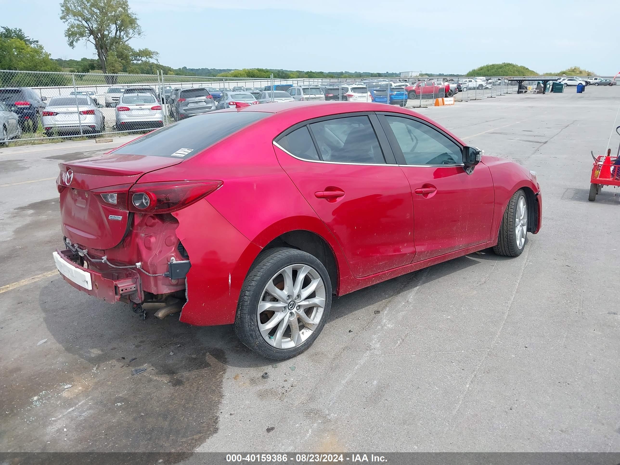 2014 Mazda Mazda3 S Grand Touring Красный vin: JM1BM1W38E1175411