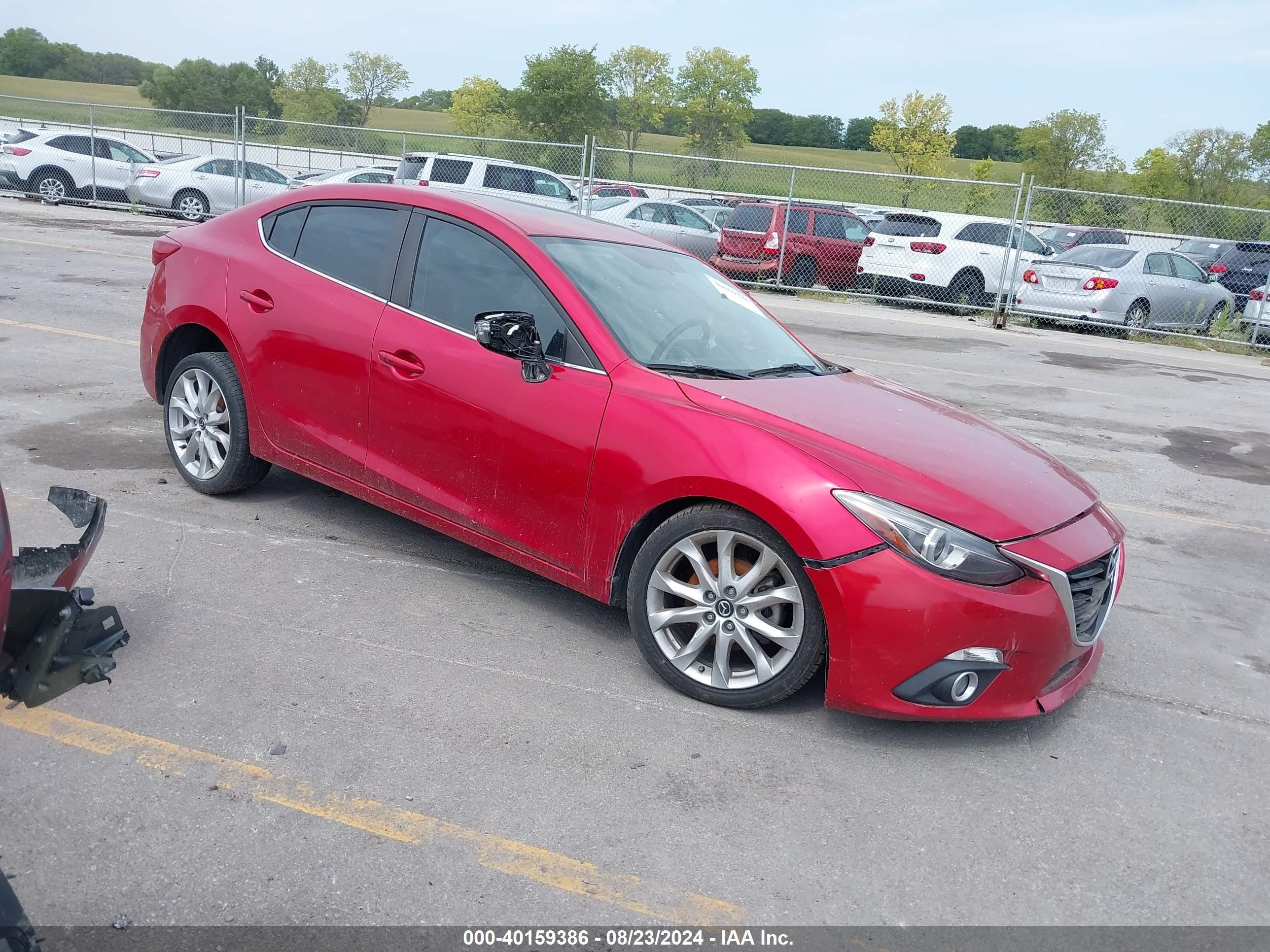 2014 Mazda Mazda3 S Grand Touring Red vin: JM1BM1W38E1175411