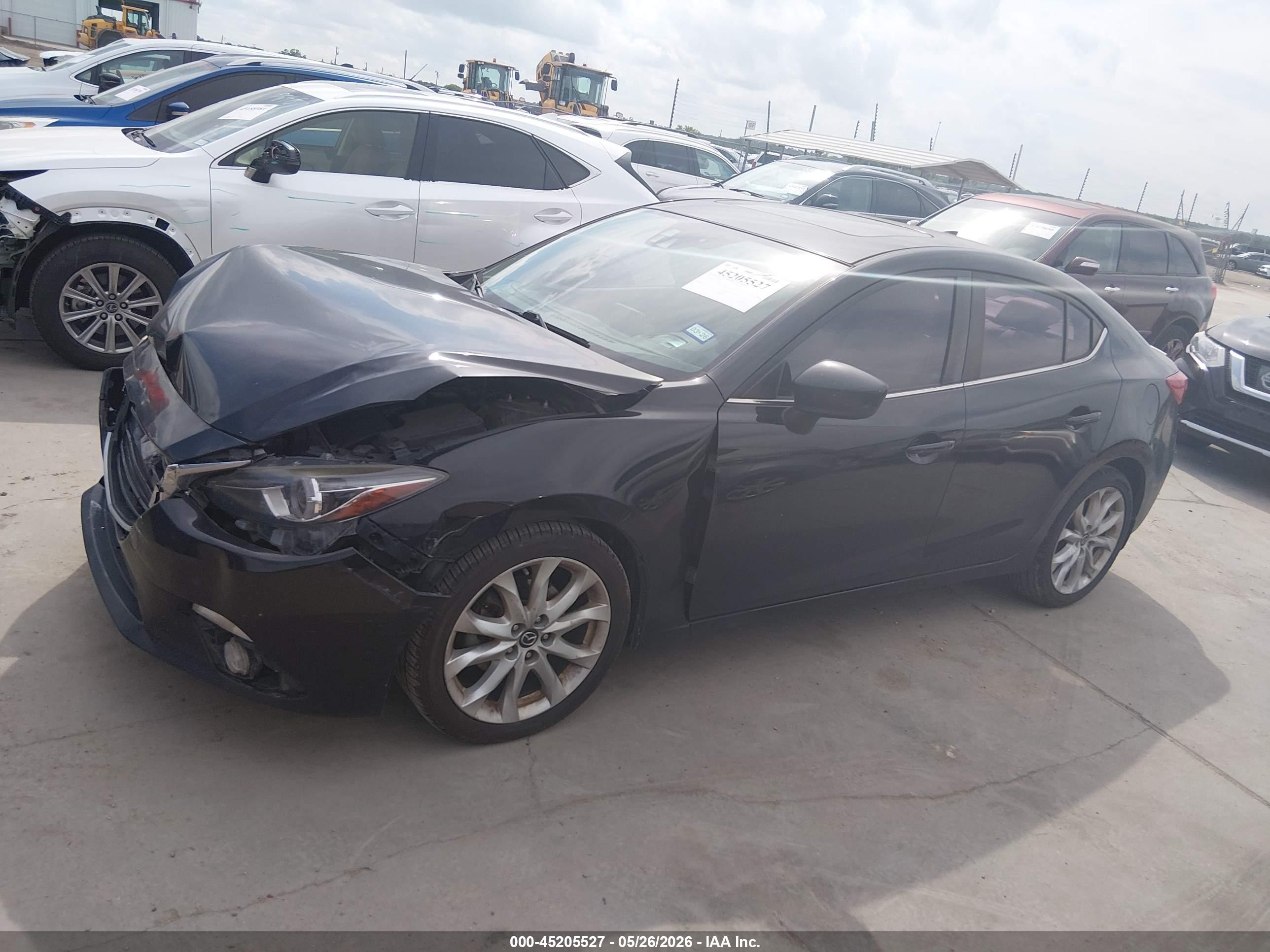 2014 Mazda Mazda3 S Grand Touring Black vin: JM1BM1W38E1179815