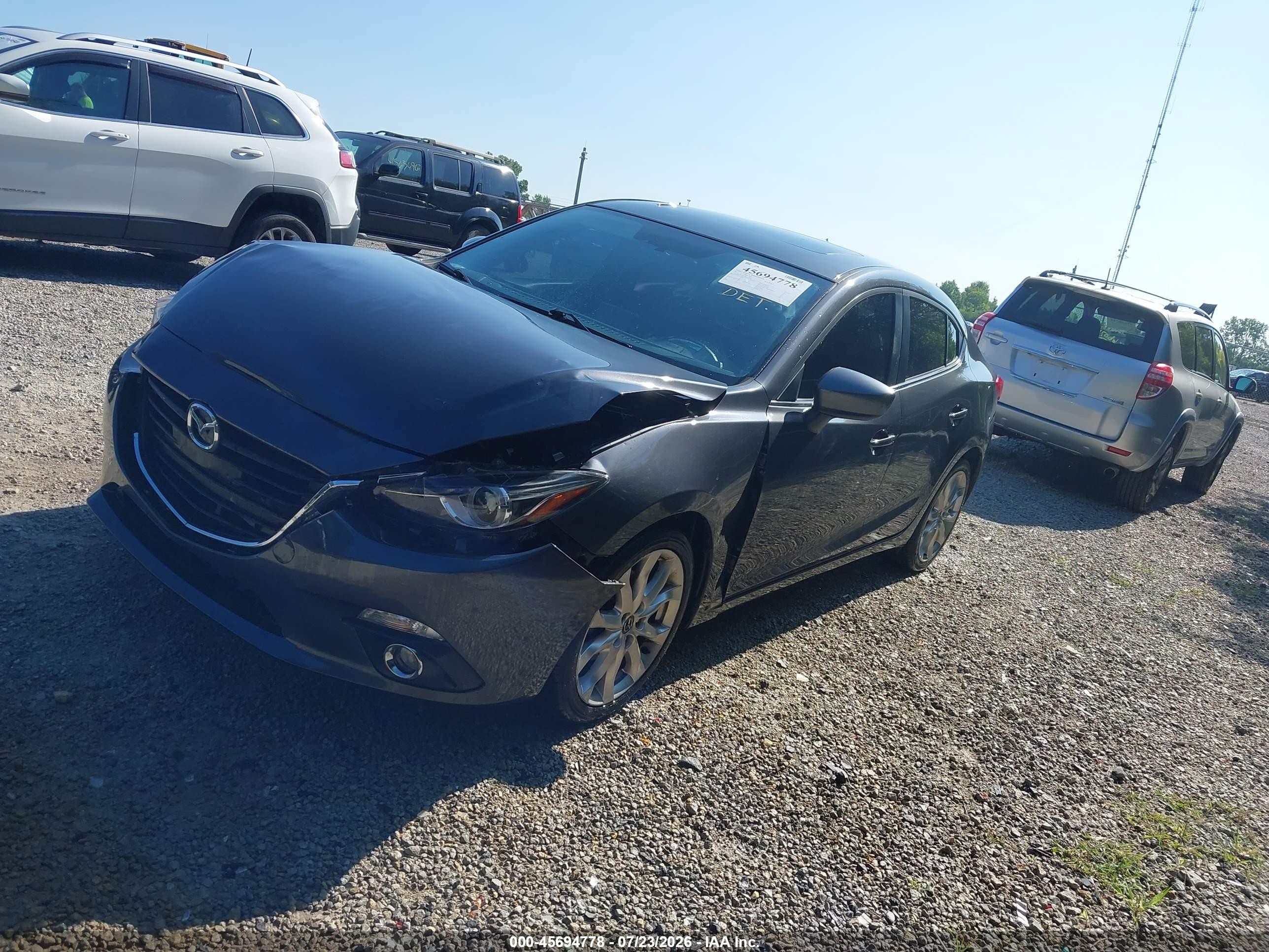 2015 Mazda Mazda3 S Grand Touring Черный vin: JM1BM1W38F1222390