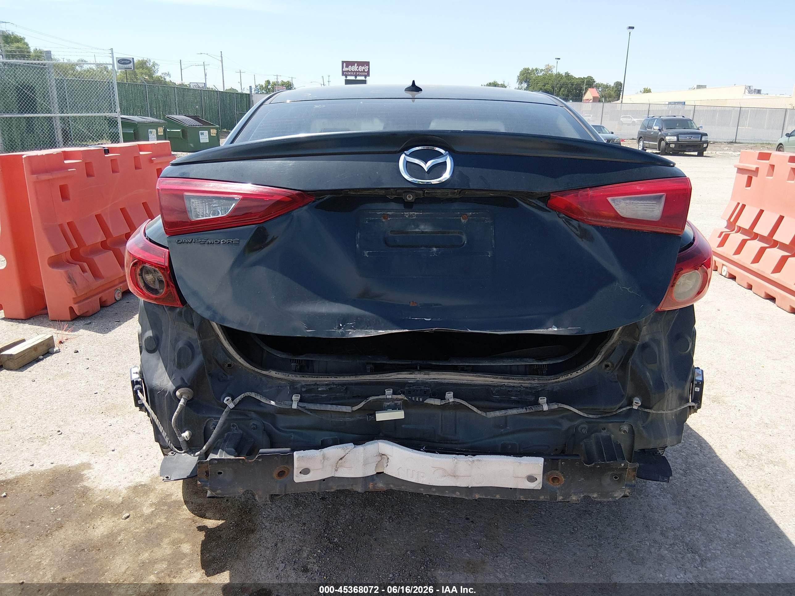 2015 Mazda Mazda3 S Grand Touring Black vin: JM1BM1W38F1234569