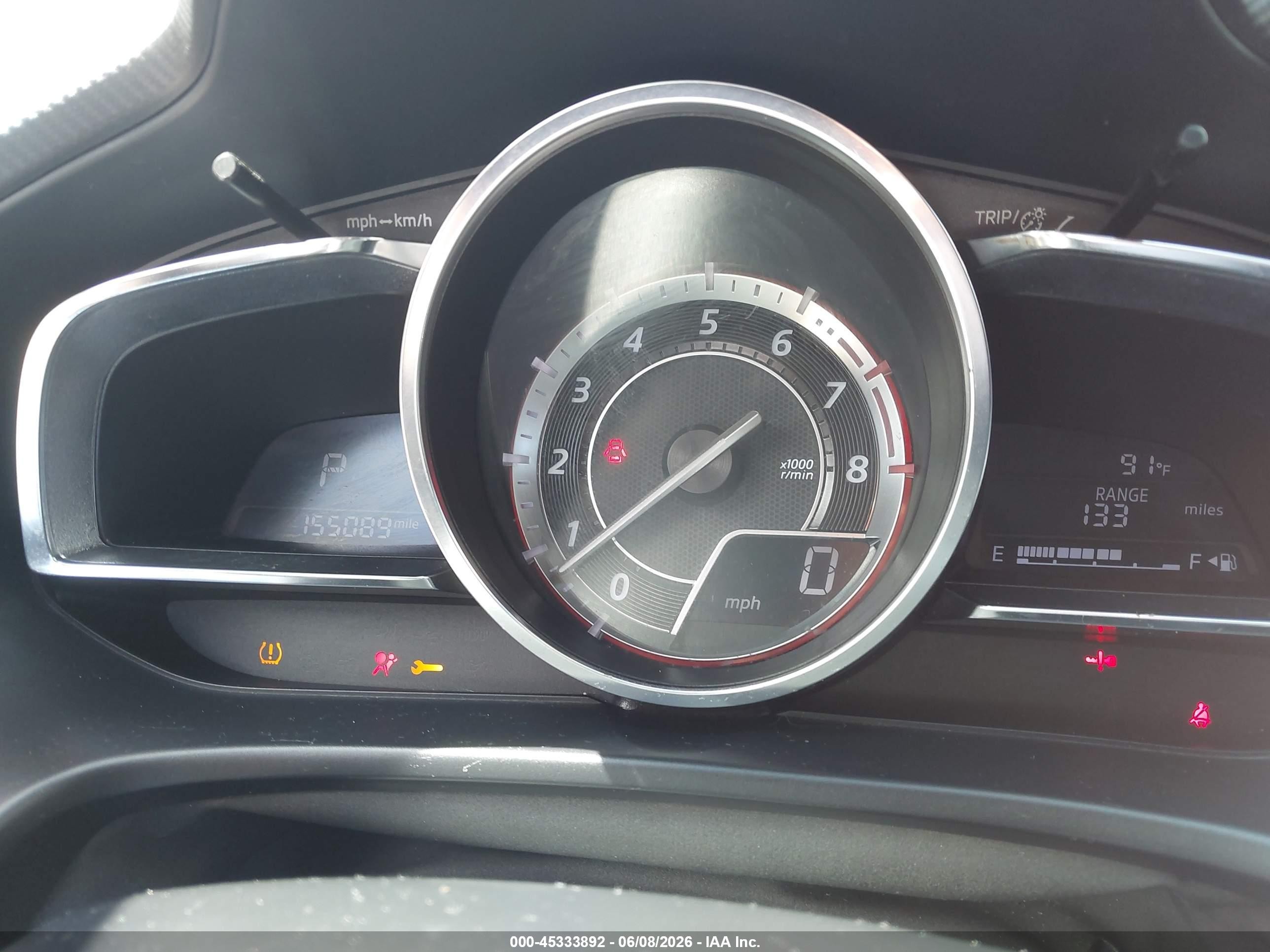 2015 Mazda Mazda3 S Grand Touring Красный vin: JM1BM1W38F1268088