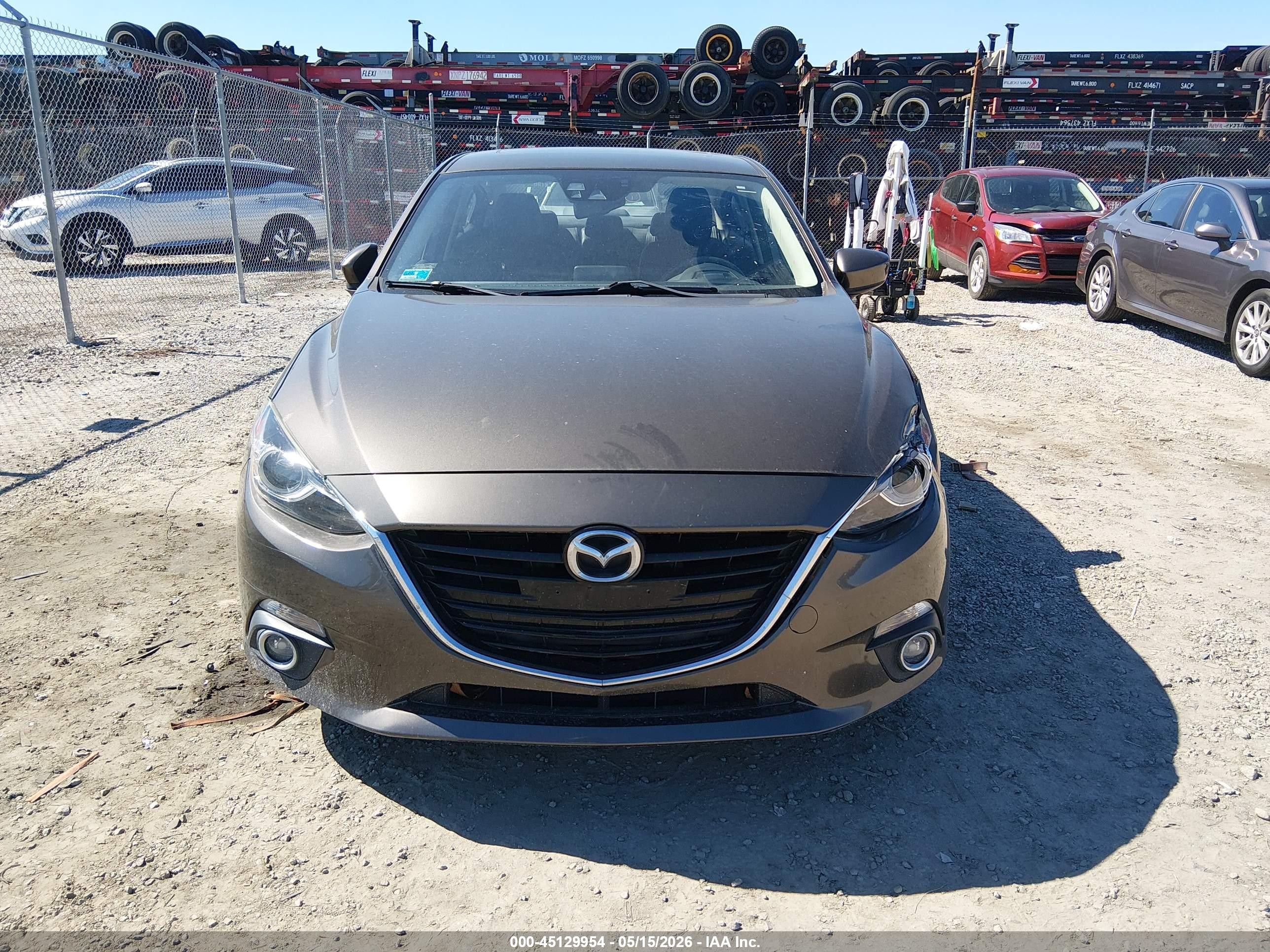 2014 Mazda Mazda3 S Grand Touring Gray vin: JM1BM1W39E1106064