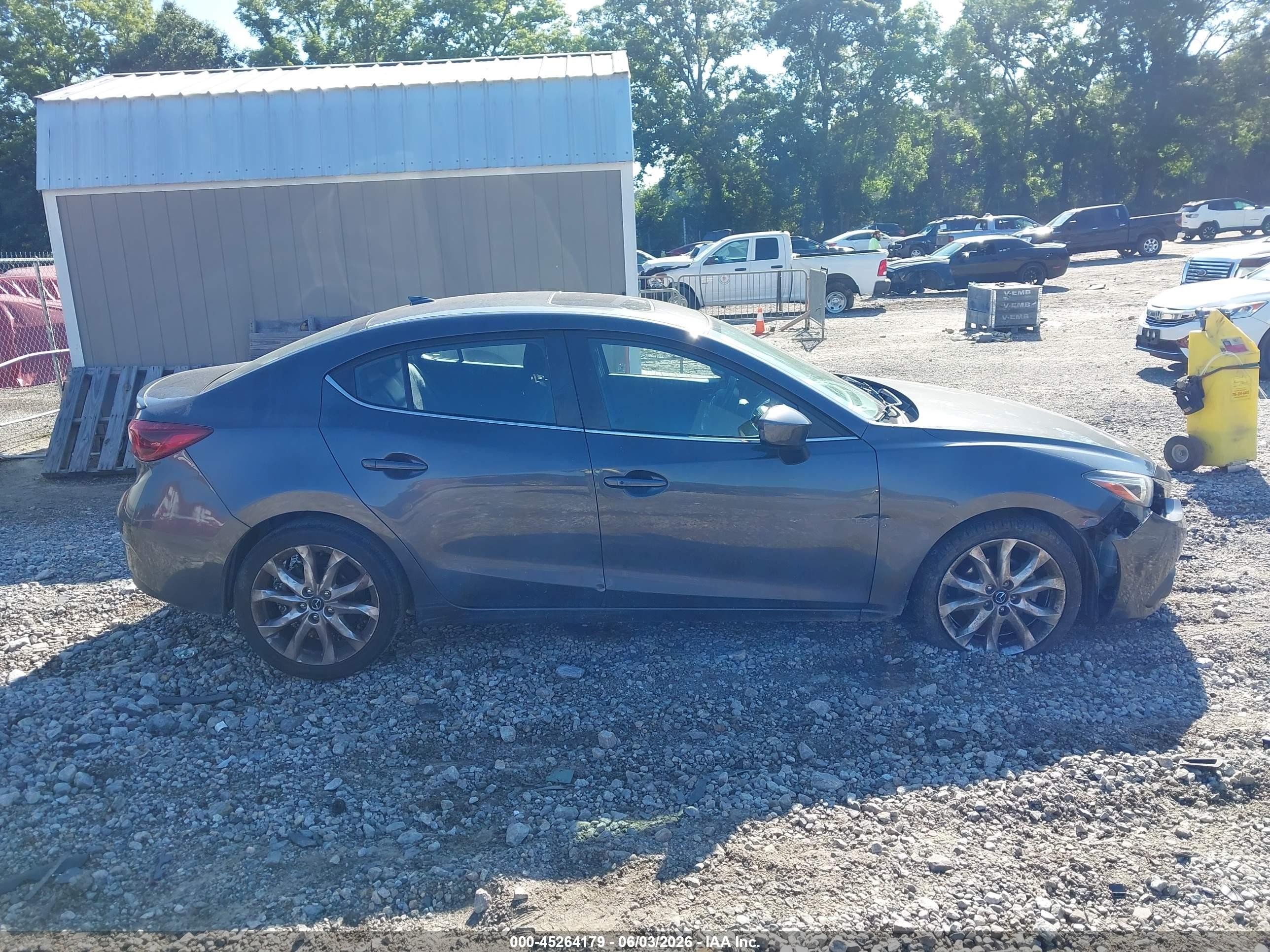 2014 Mazda Mazda3 S Grand Touring Gray vin: JM1BM1W3XE1114867