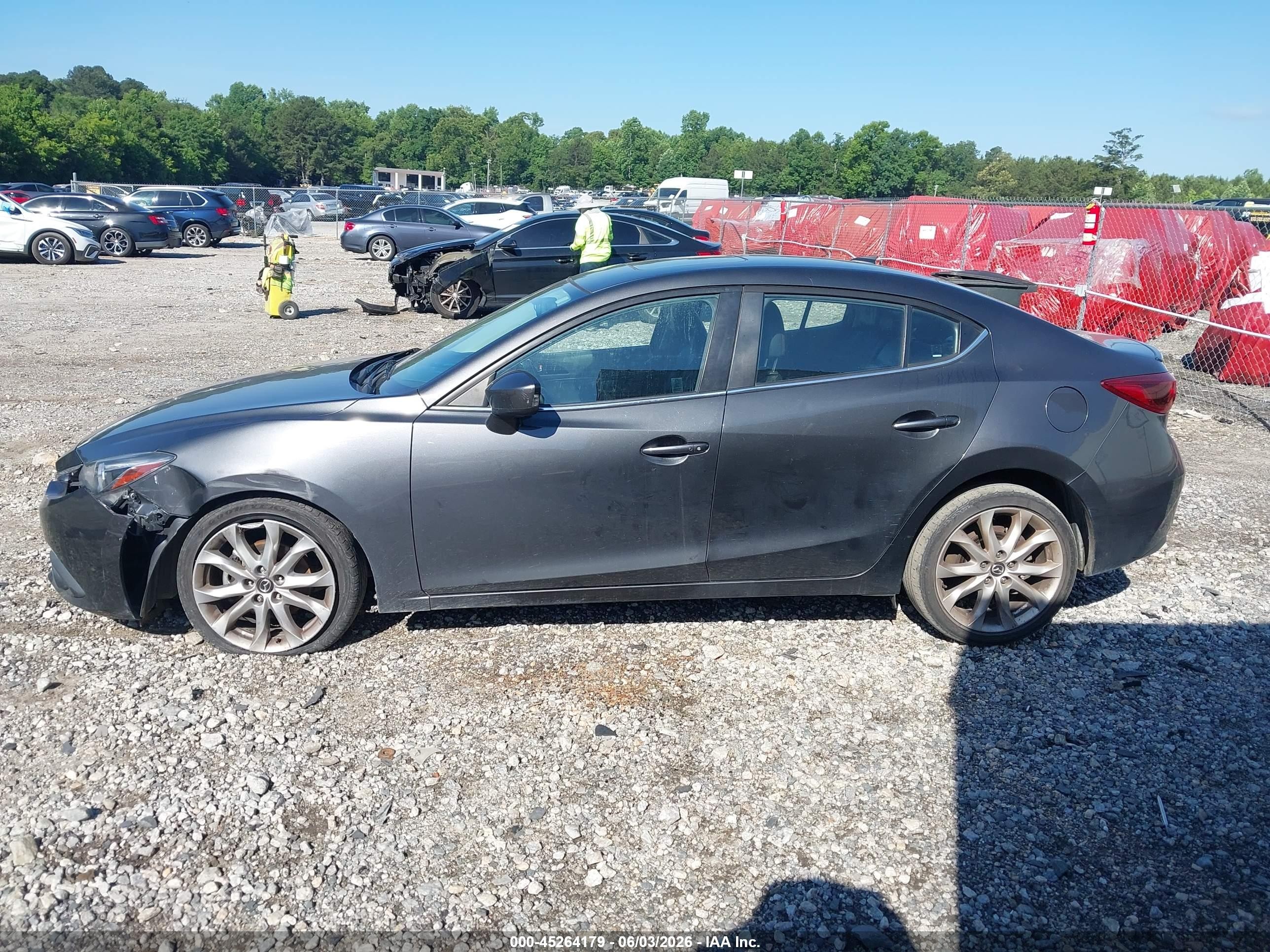 2014 Mazda Mazda3 S Grand Touring Gray vin: JM1BM1W3XE1114867