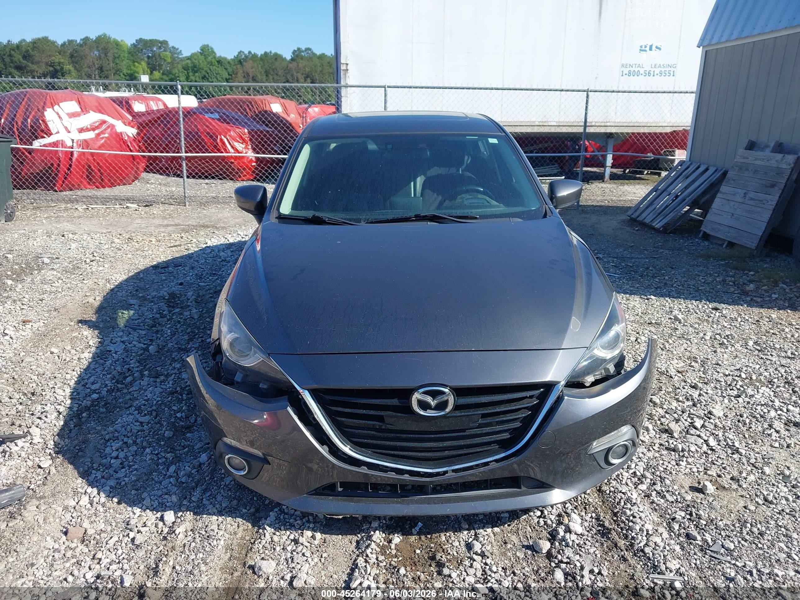 2014 Mazda Mazda3 S Grand Touring Gray vin: JM1BM1W3XE1114867