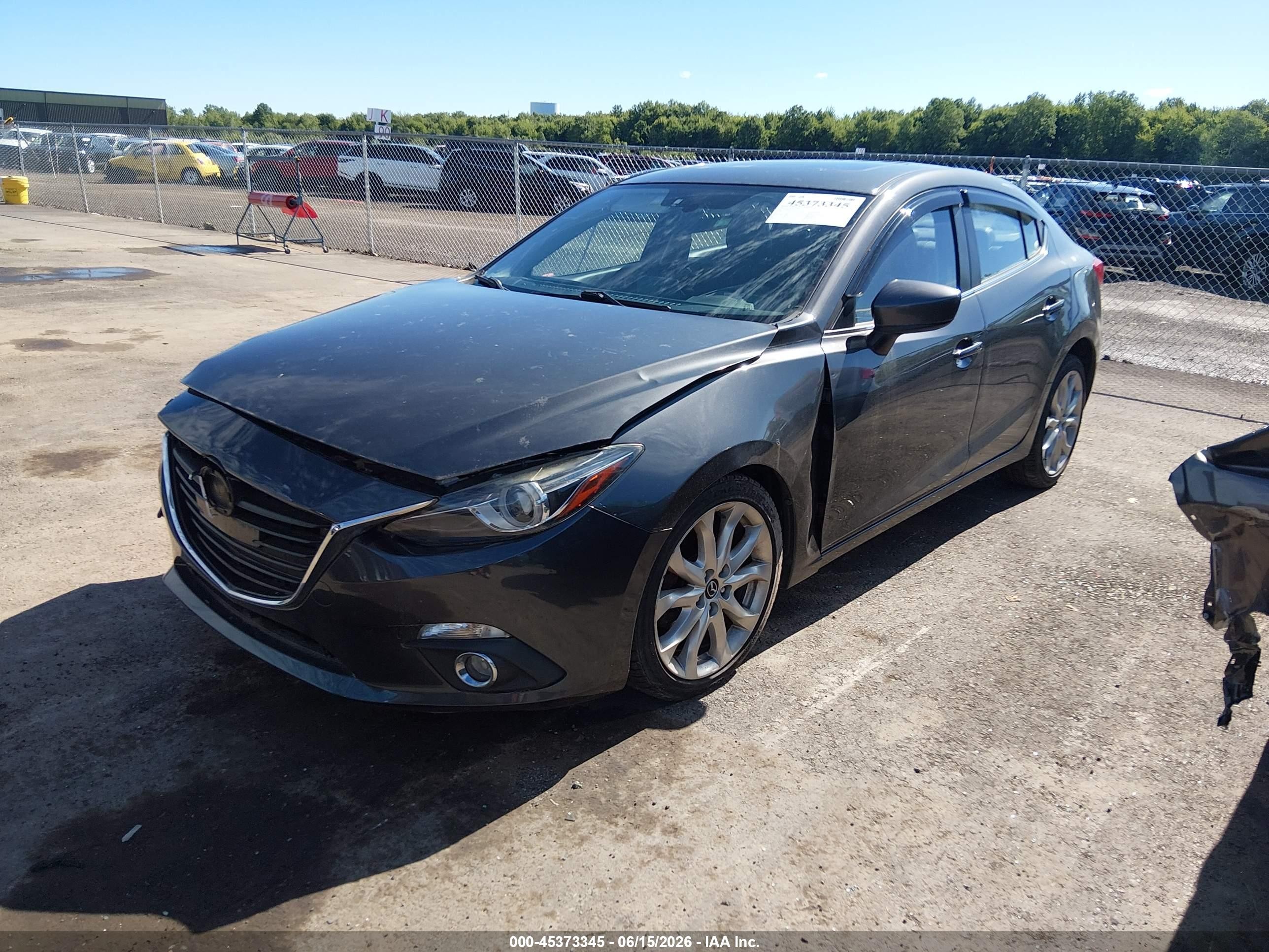 2014 Mazda Mazda3 S Grand Touring Gray vin: JM1BM1W3XE1127411