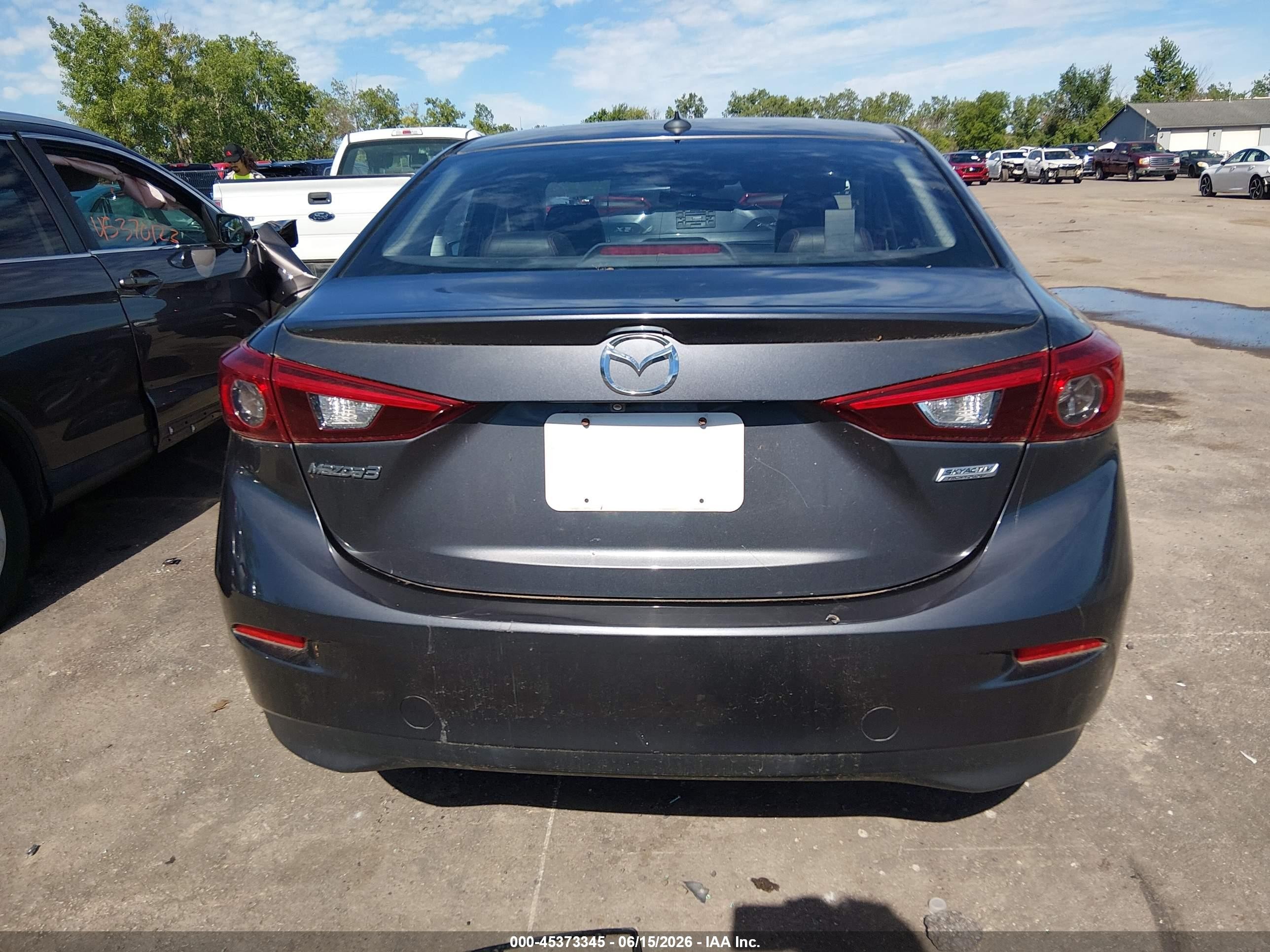 2014 Mazda Mazda3 S Grand Touring Gray vin: JM1BM1W3XE1127411