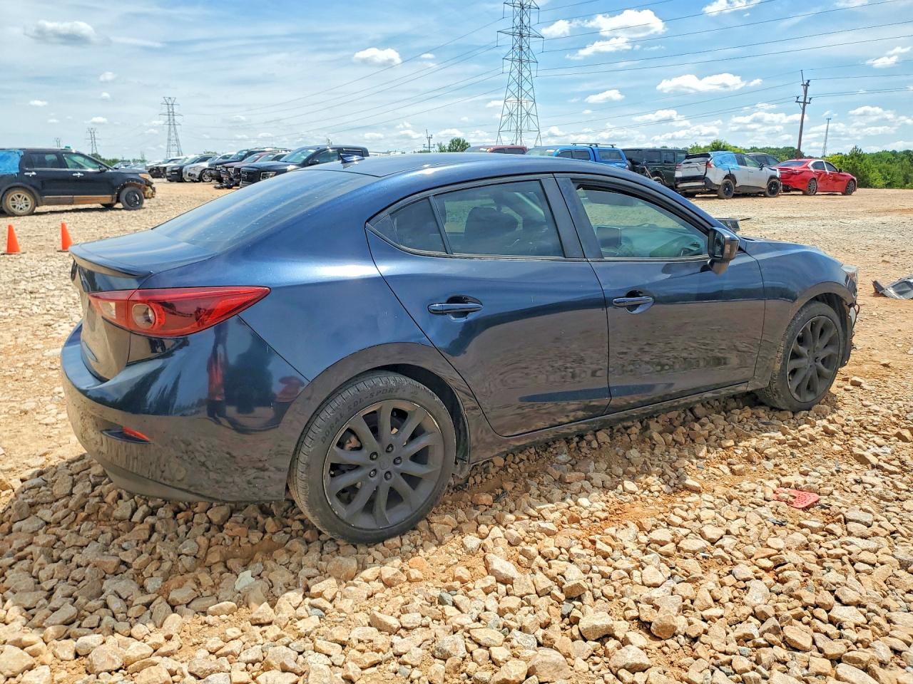 2014 Mazda 3 Grand Touring Blue vin: JM1BM1W3XE1187771