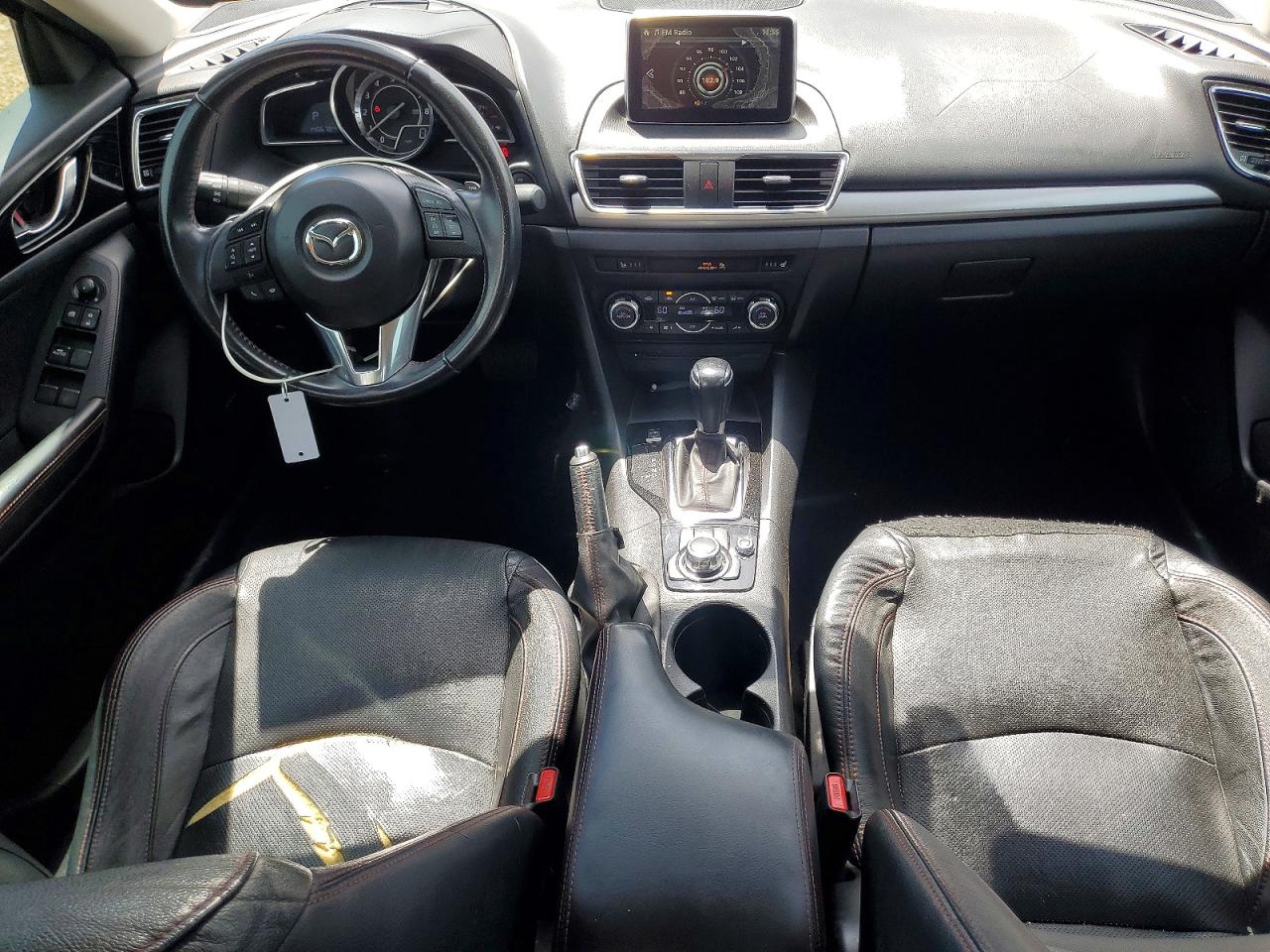 2014 Mazda 3 Grand Touring Blue vin: JM1BM1W3XE1187771