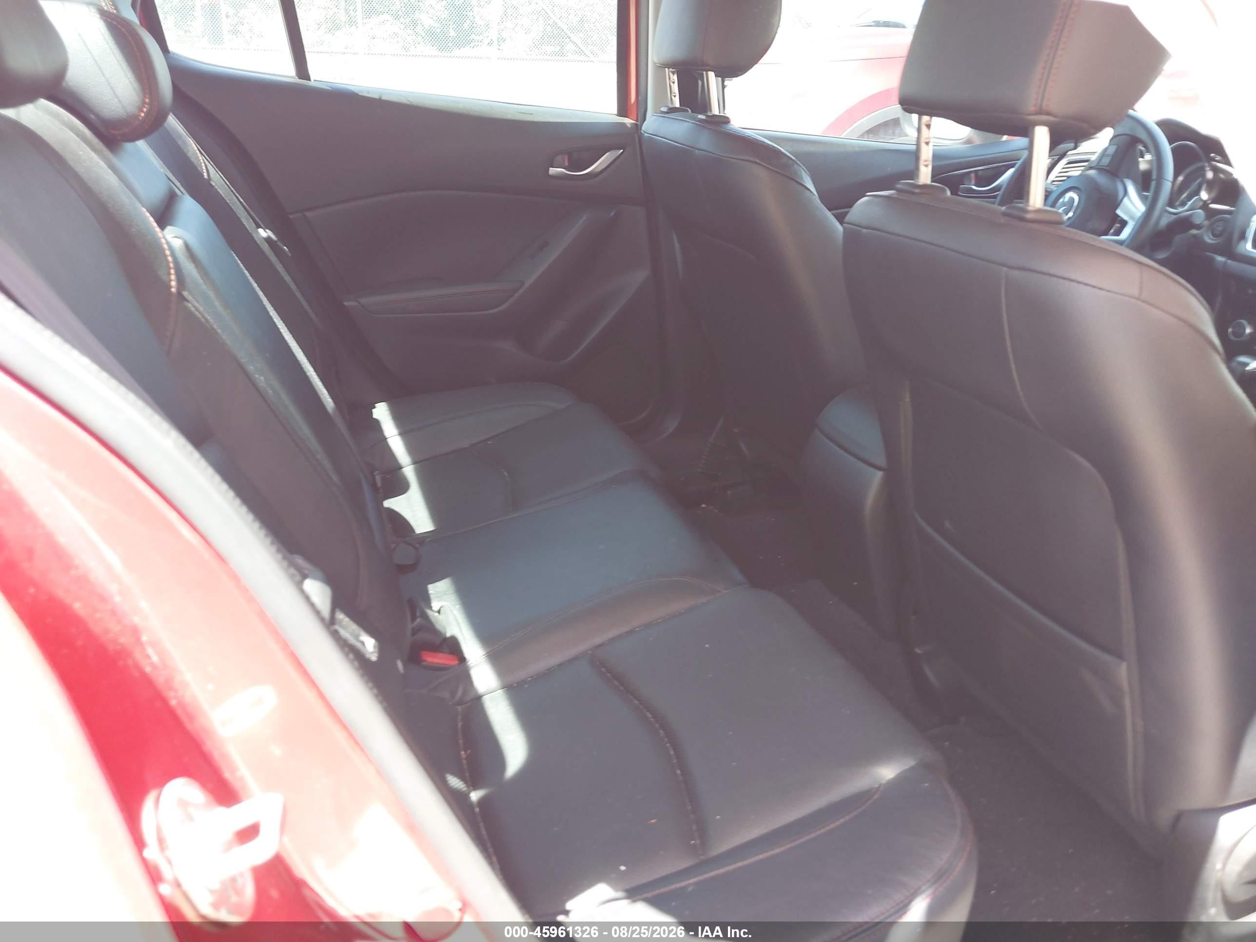 2014 Mazda Mazda3 S Grand Touring Red vin: JM1BM1W3XE1209851