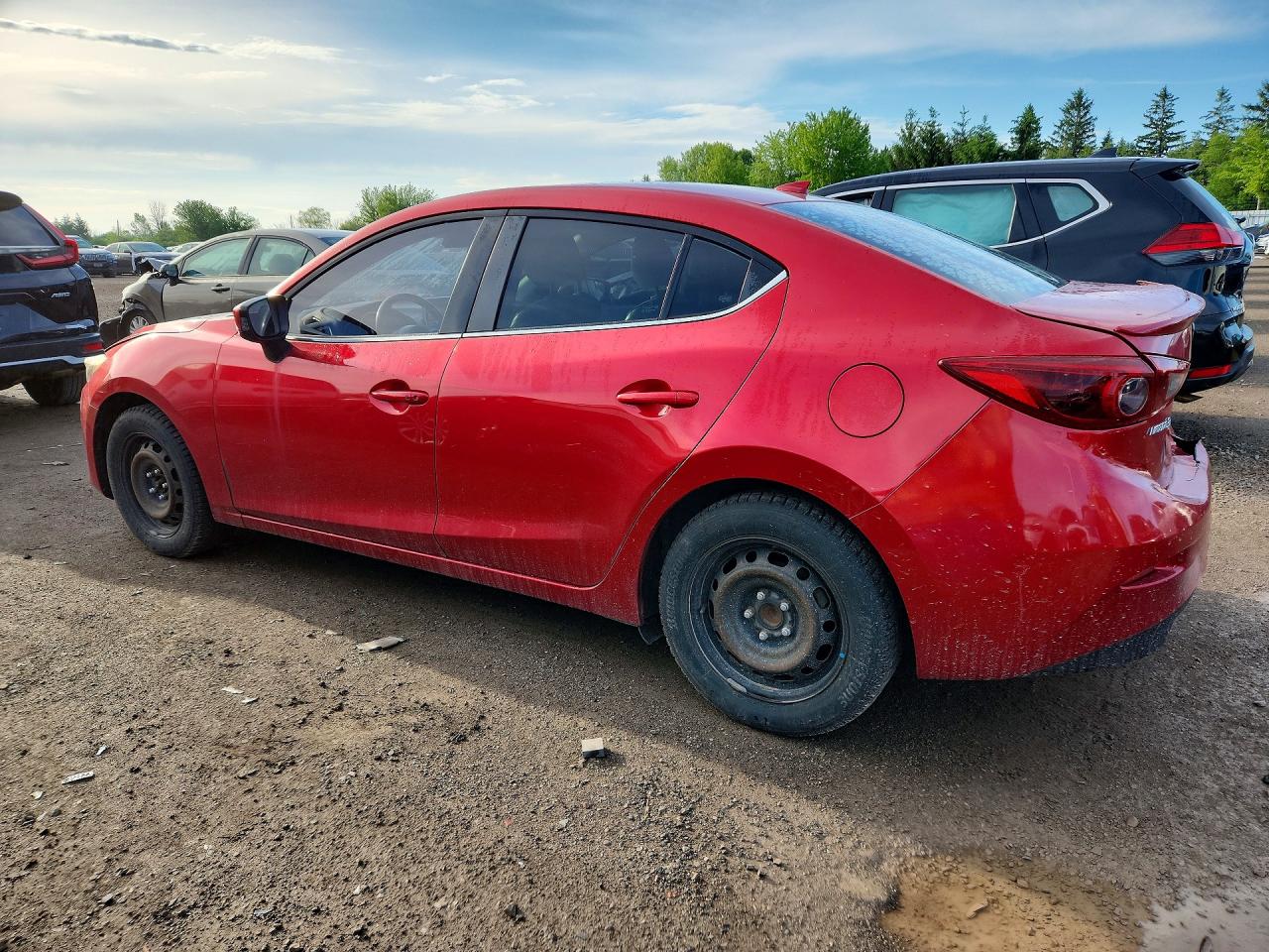 2014 Mazda 3 Grand Touring Красный vin: JM1BM1W3XE1210952
