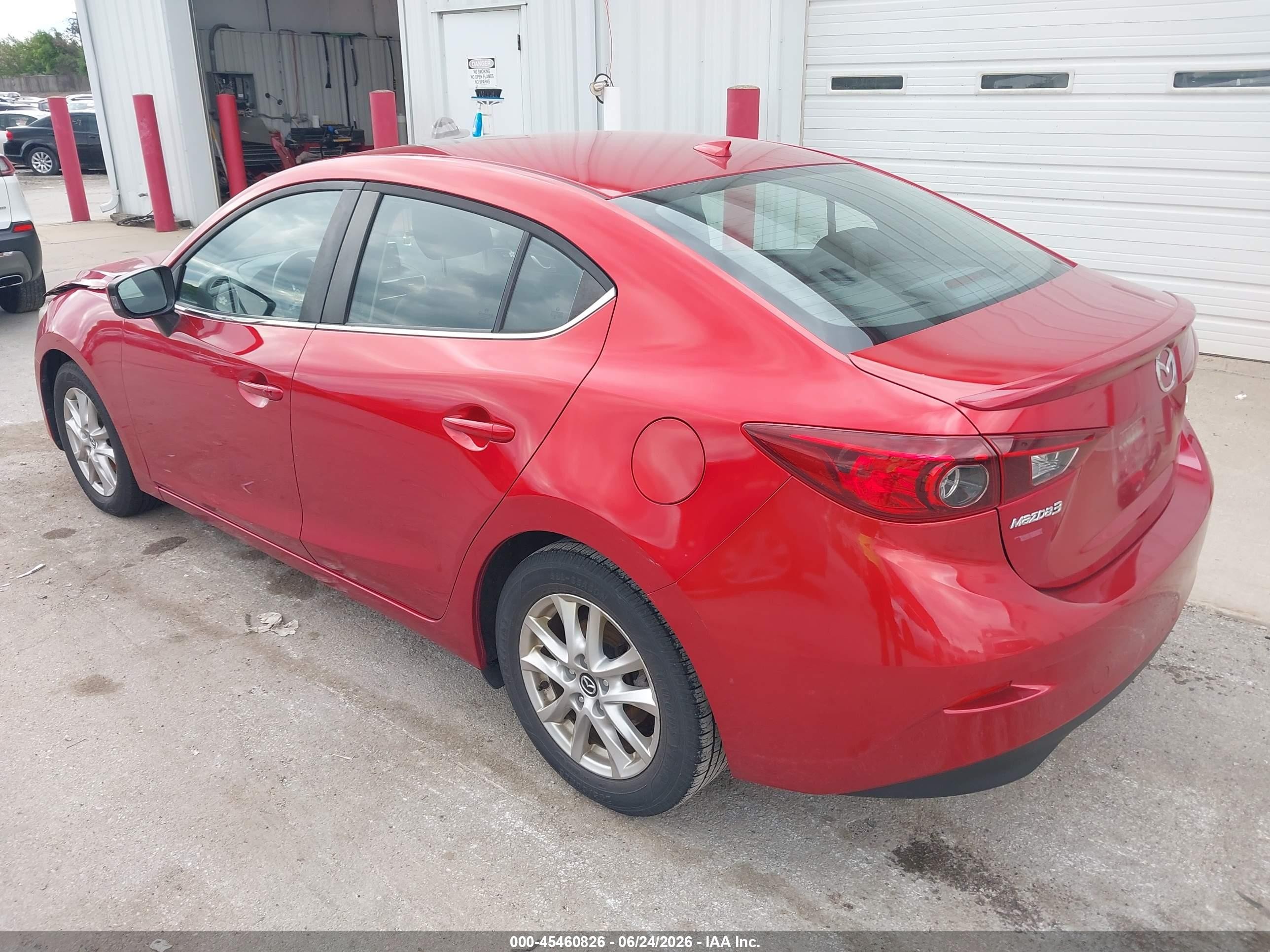 2014 Mazda Mazda3 I Grand Touring Красный vin: JM1BM1W70E1216262