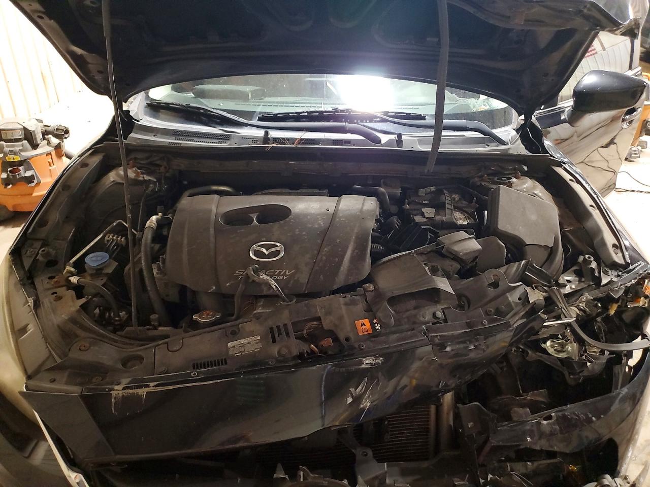 2015 Mazda 3 Grand Touring Black vin: JM1BM1W70F1227070
