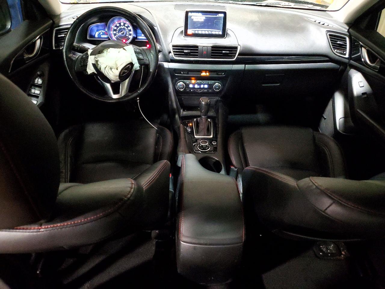 2015 Mazda 3 Grand Touring Black vin: JM1BM1W70F1227070
