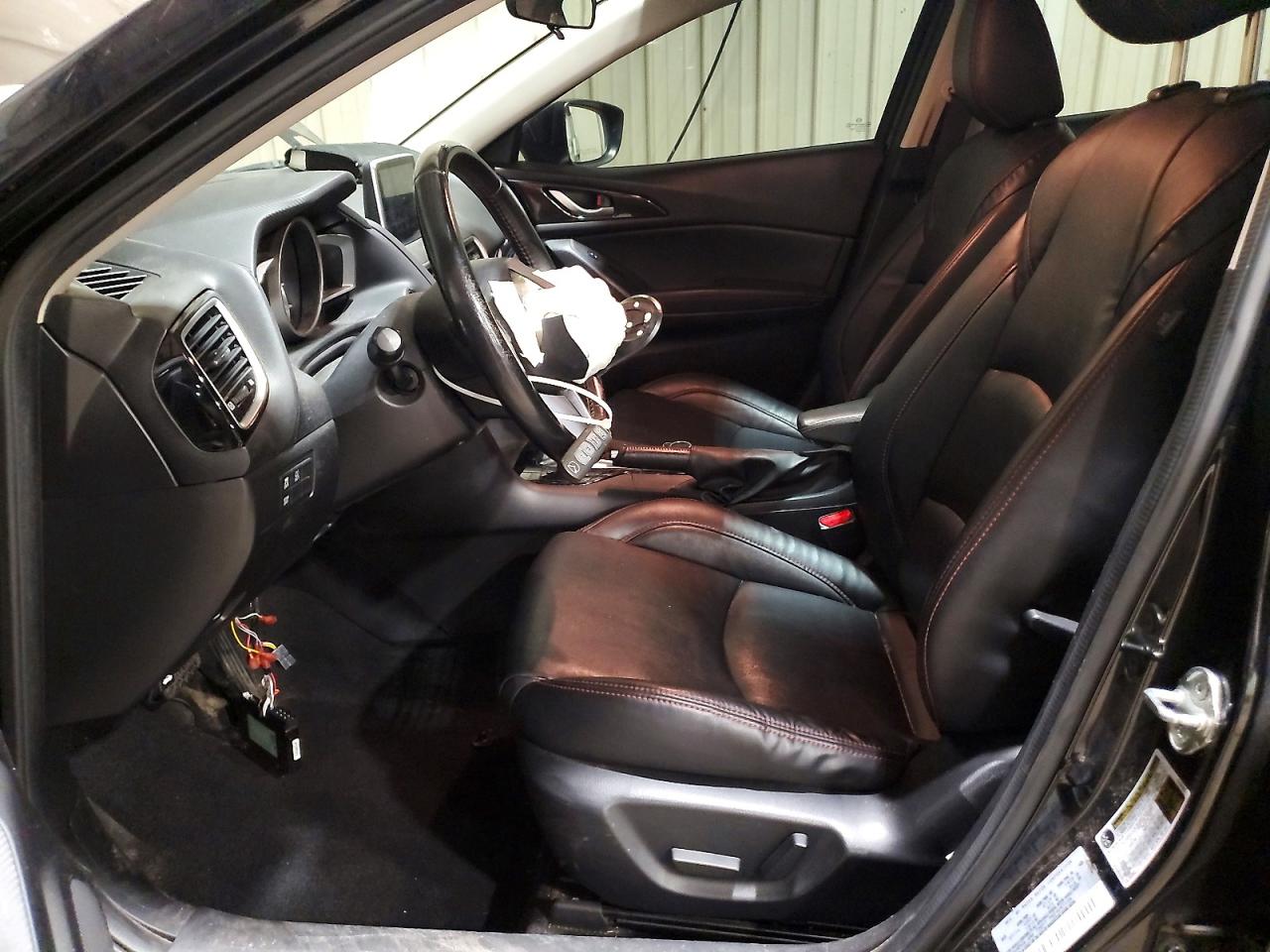 2015 Mazda 3 Grand Touring Black vin: JM1BM1W70F1227070