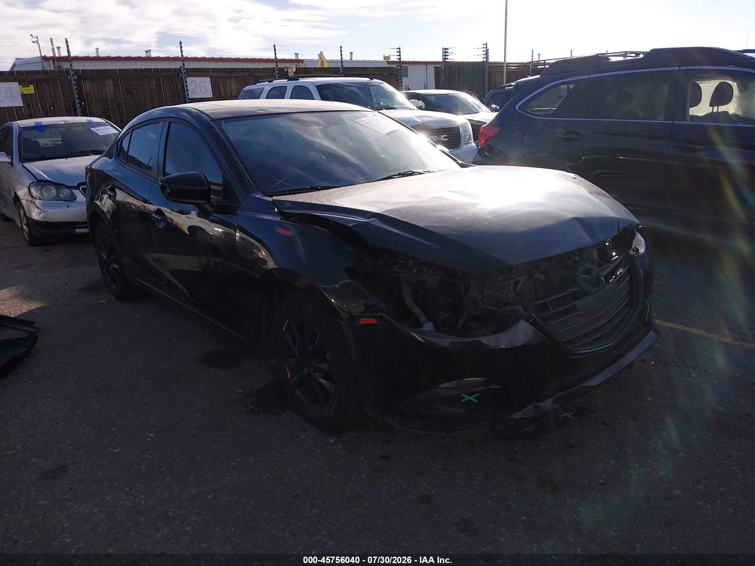 2014 Mazda Mazda3 I Grand Touring Black vin: JM1BM1W71E1120186