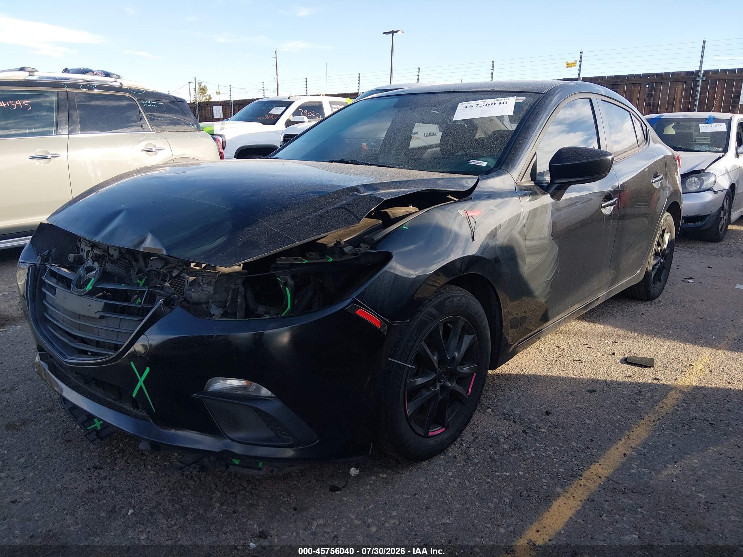 2014 Mazda Mazda3 I Grand Touring Черный vin: JM1BM1W71E1120186