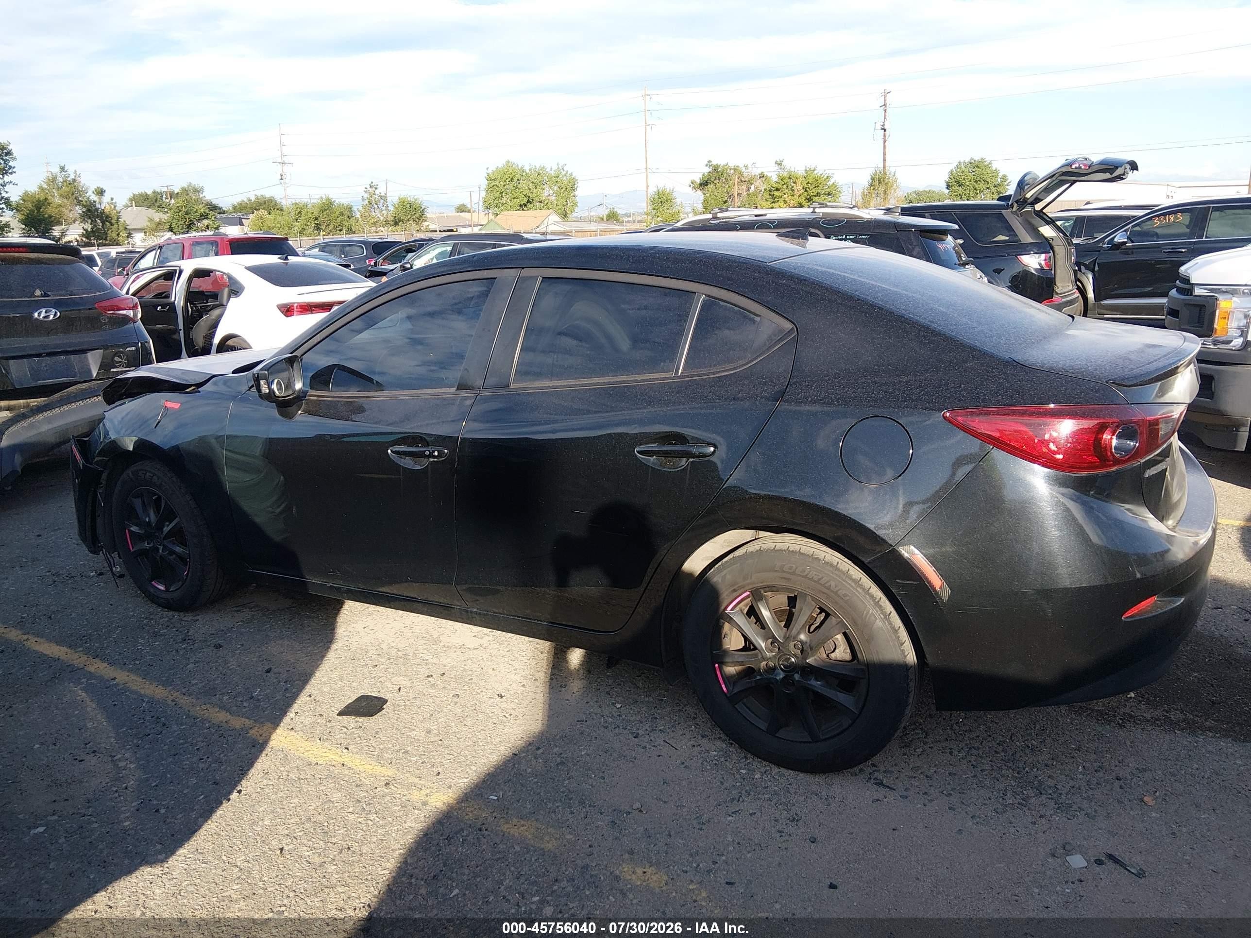 2014 Mazda Mazda3 I Grand Touring Черный vin: JM1BM1W71E1120186