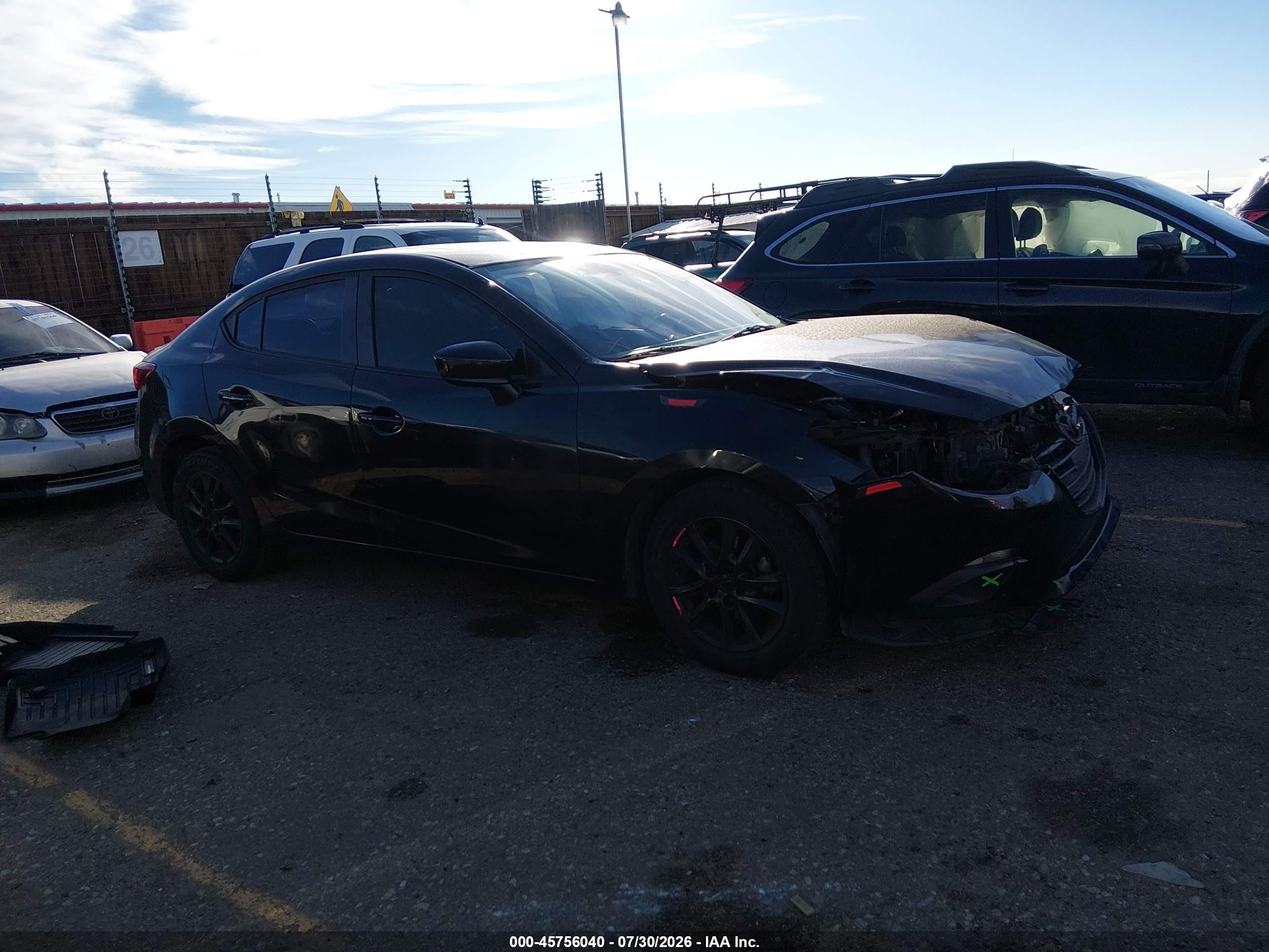 2014 Mazda Mazda3 I Grand Touring Черный vin: JM1BM1W71E1120186