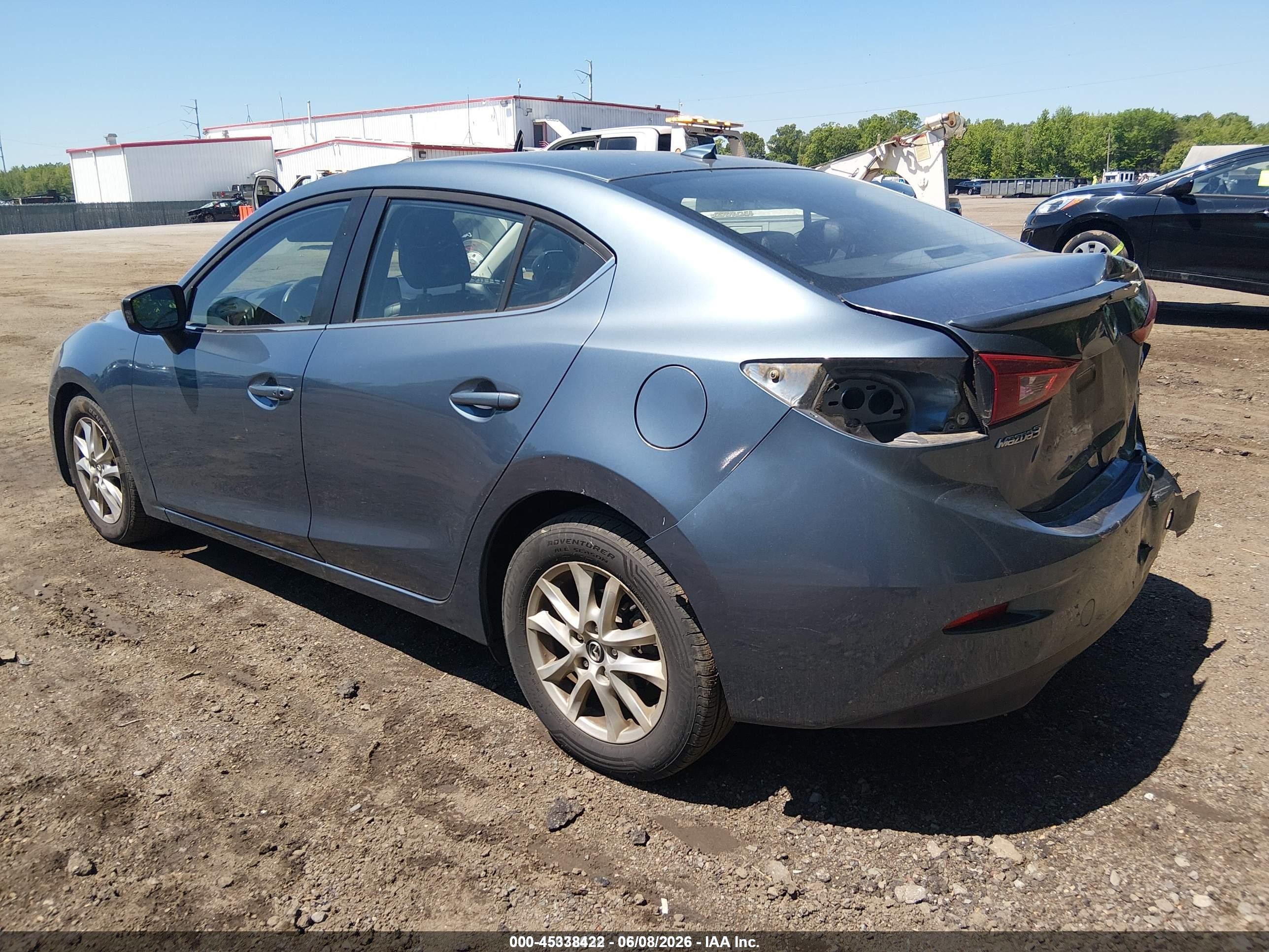 2014 Mazda Mazda3 I Grand Touring Light Blue vin: JM1BM1W72E1123422