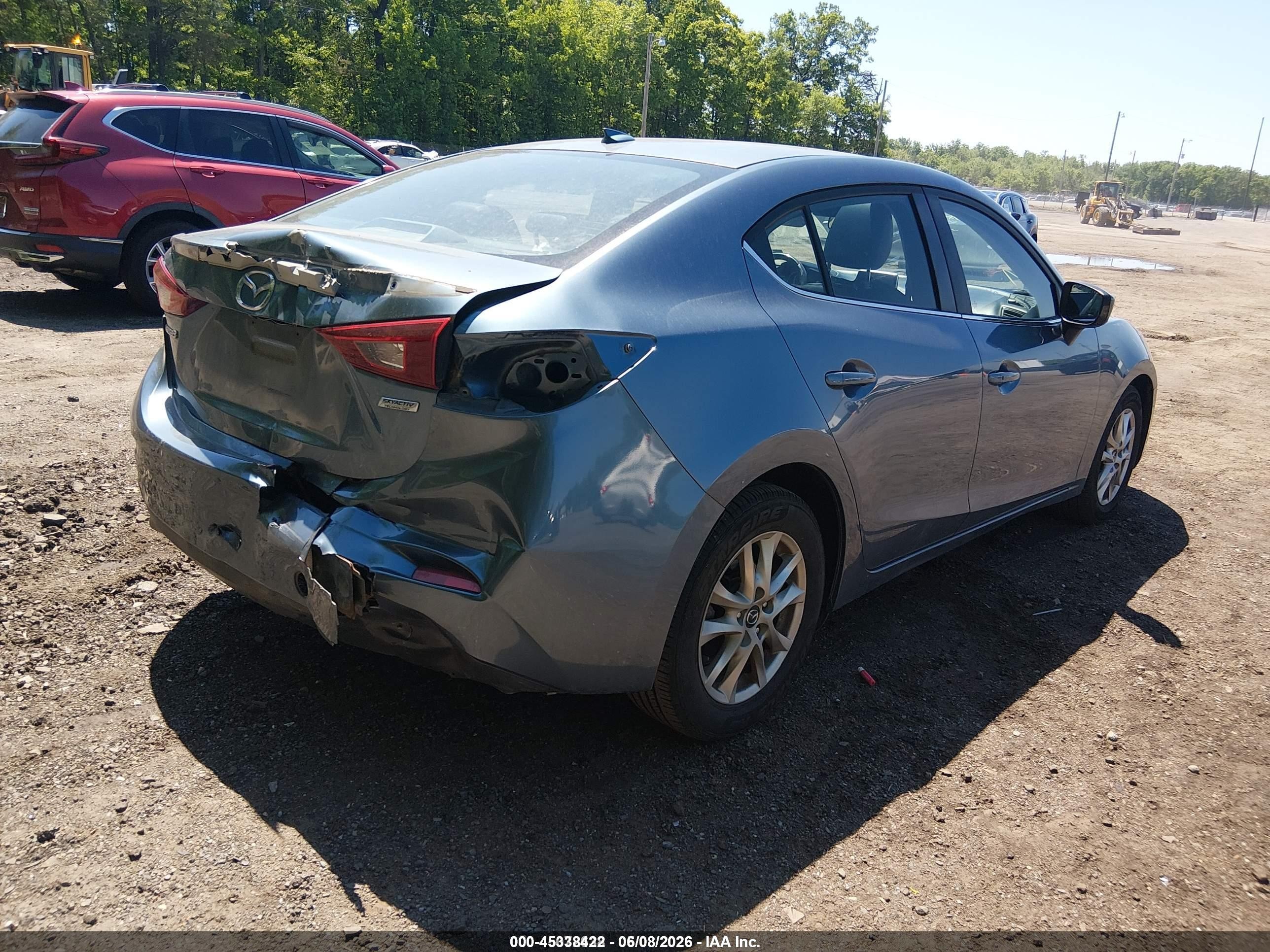 2014 Mazda Mazda3 I Grand Touring Light Blue vin: JM1BM1W72E1123422