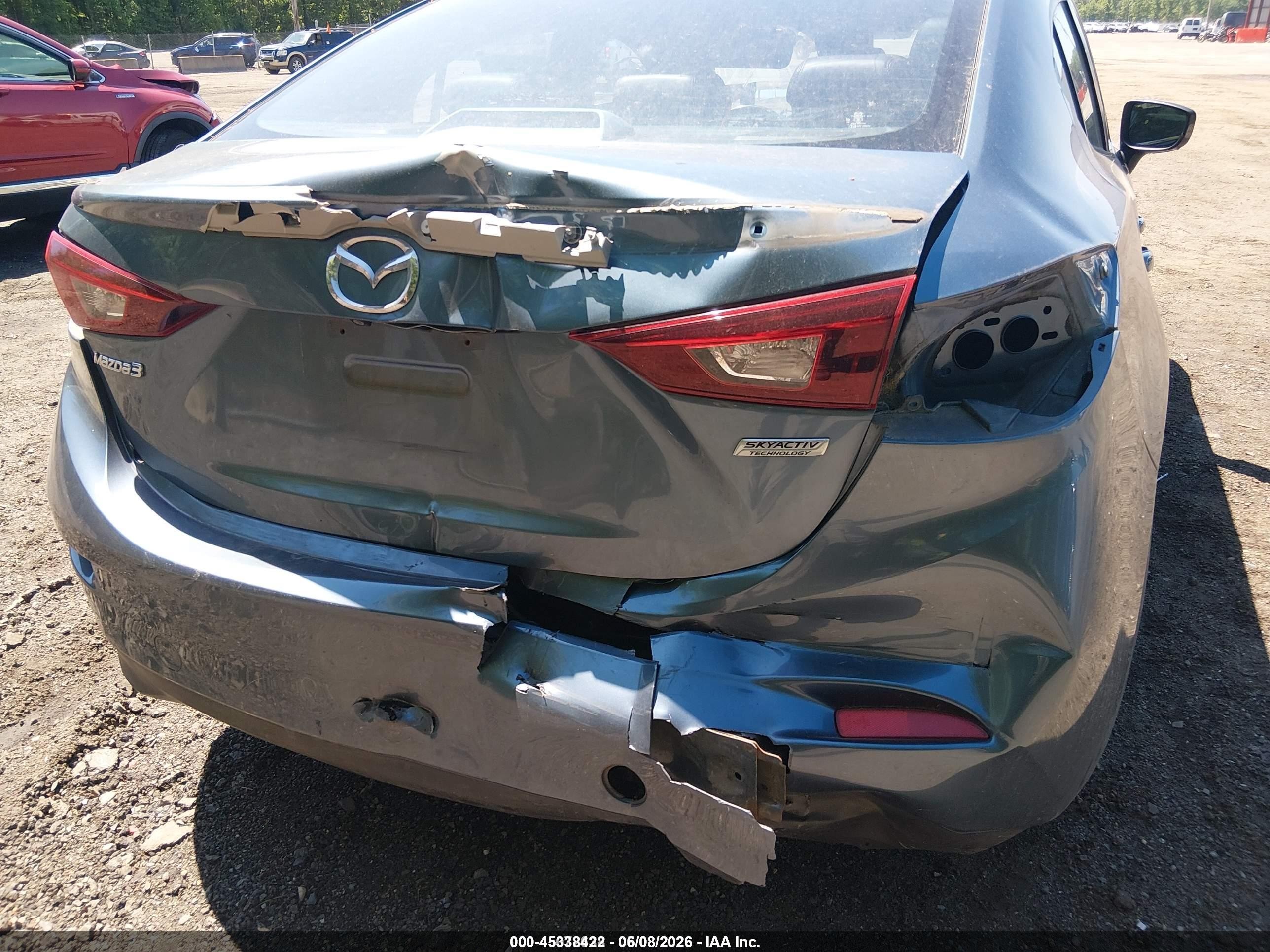 2014 Mazda Mazda3 I Grand Touring Light Blue vin: JM1BM1W72E1123422