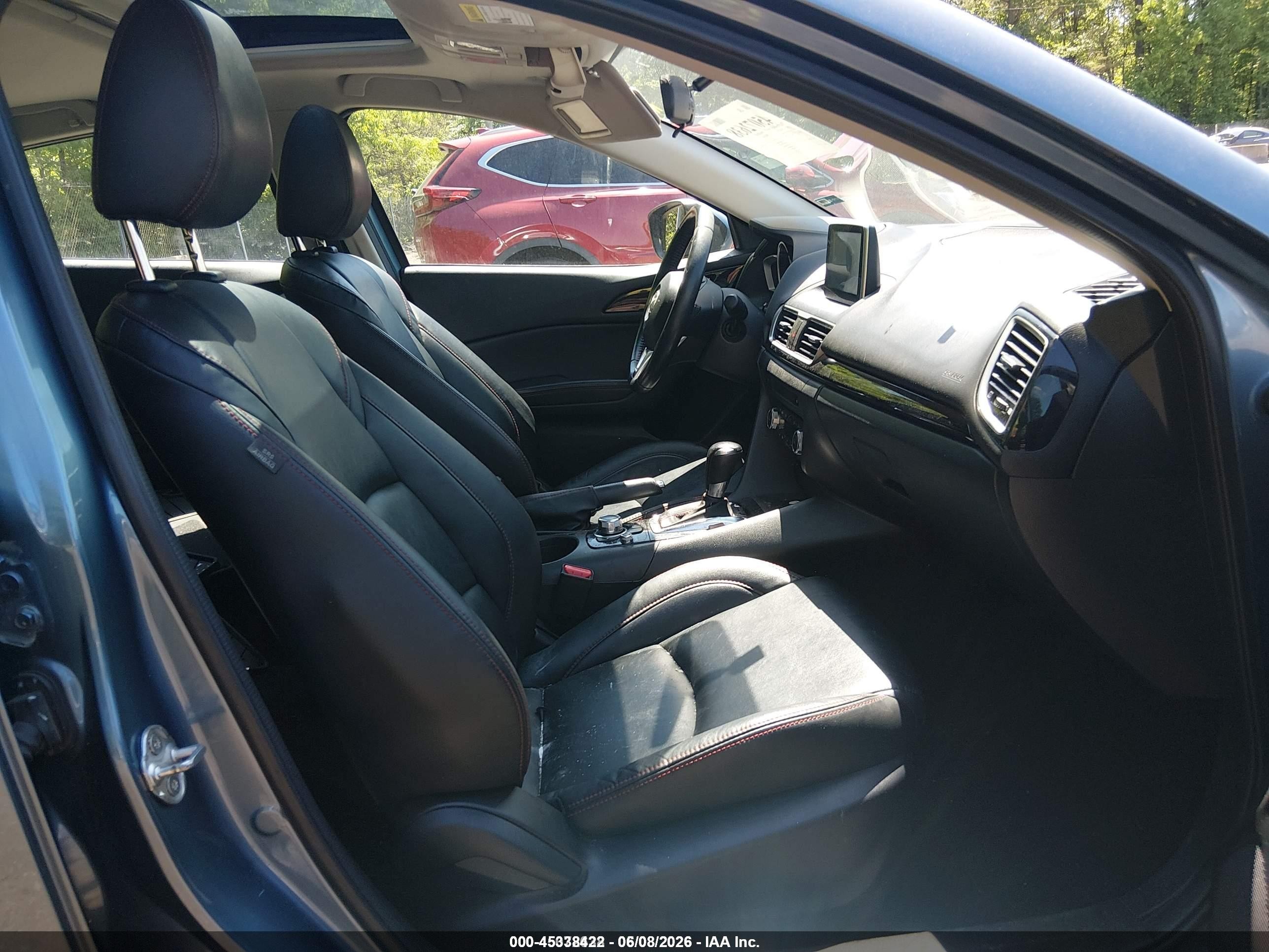 2014 Mazda Mazda3 I Grand Touring Light Blue vin: JM1BM1W72E1123422