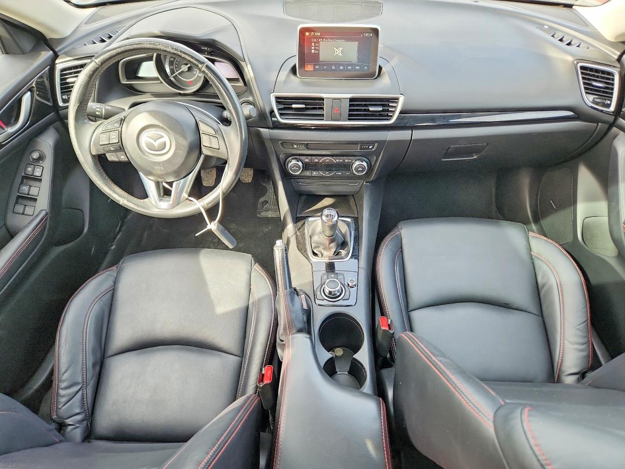 2014 Mazda 3 Grand Touring Silver vin: JM1BM1W72E1158445