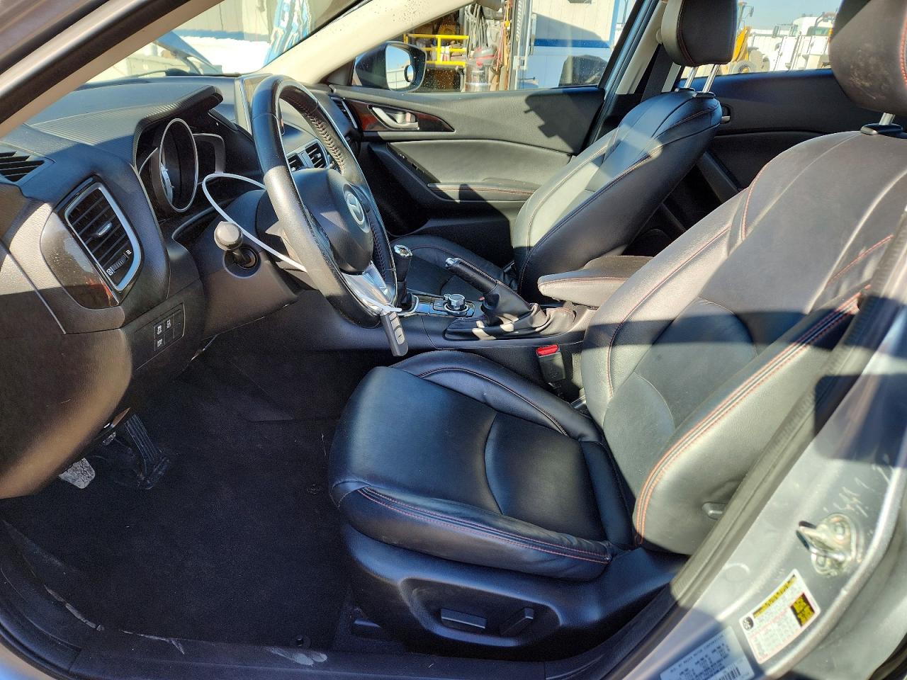 2014 Mazda 3 Grand Touring Silver vin: JM1BM1W72E1158445
