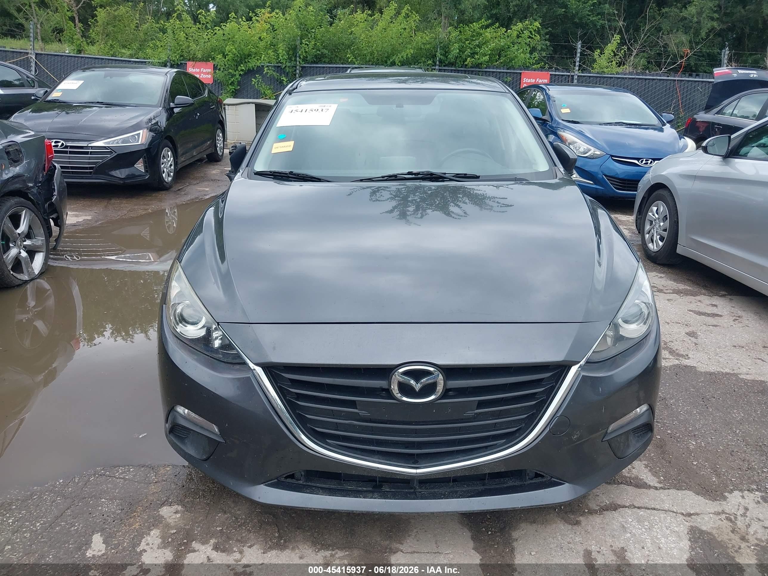 2014 Mazda Mazda3 I Grand Touring Gray vin: JM1BM1W73E1109500
