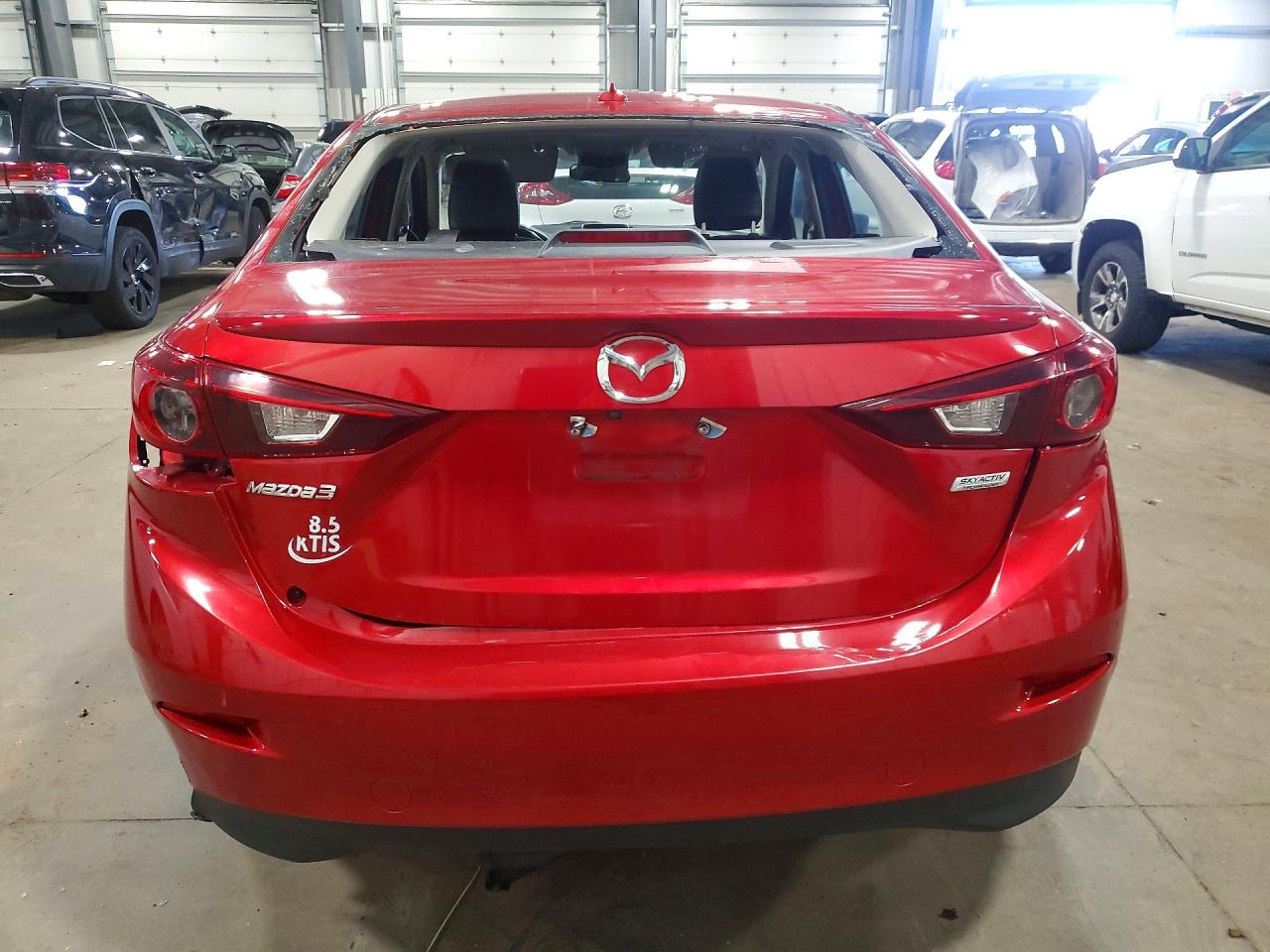 2014 Mazda 3 Grand Touring Red vin: JM1BM1W73E1216739