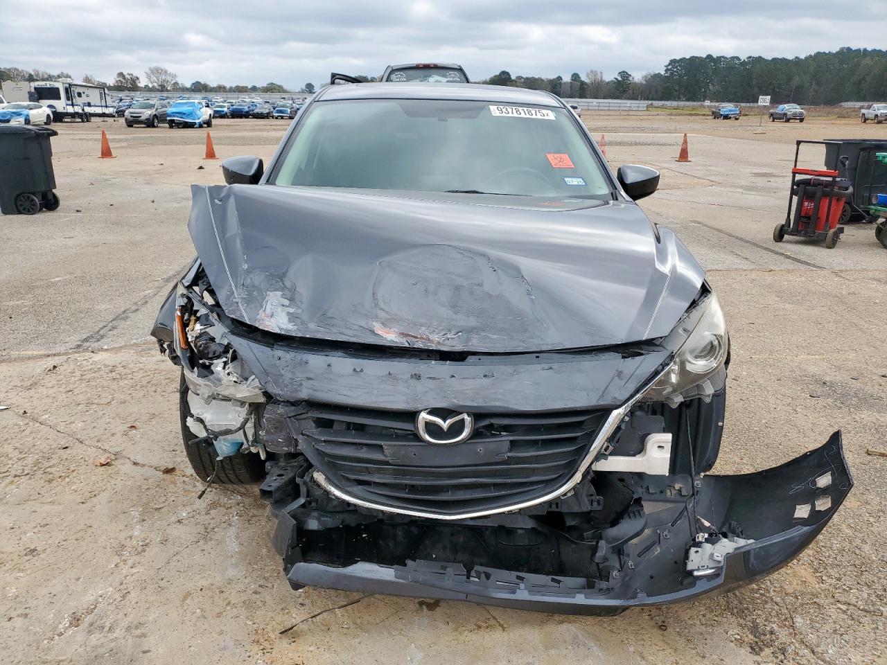 2015 Mazda 3 Grand Touring Gray vin: JM1BM1W73F1224406