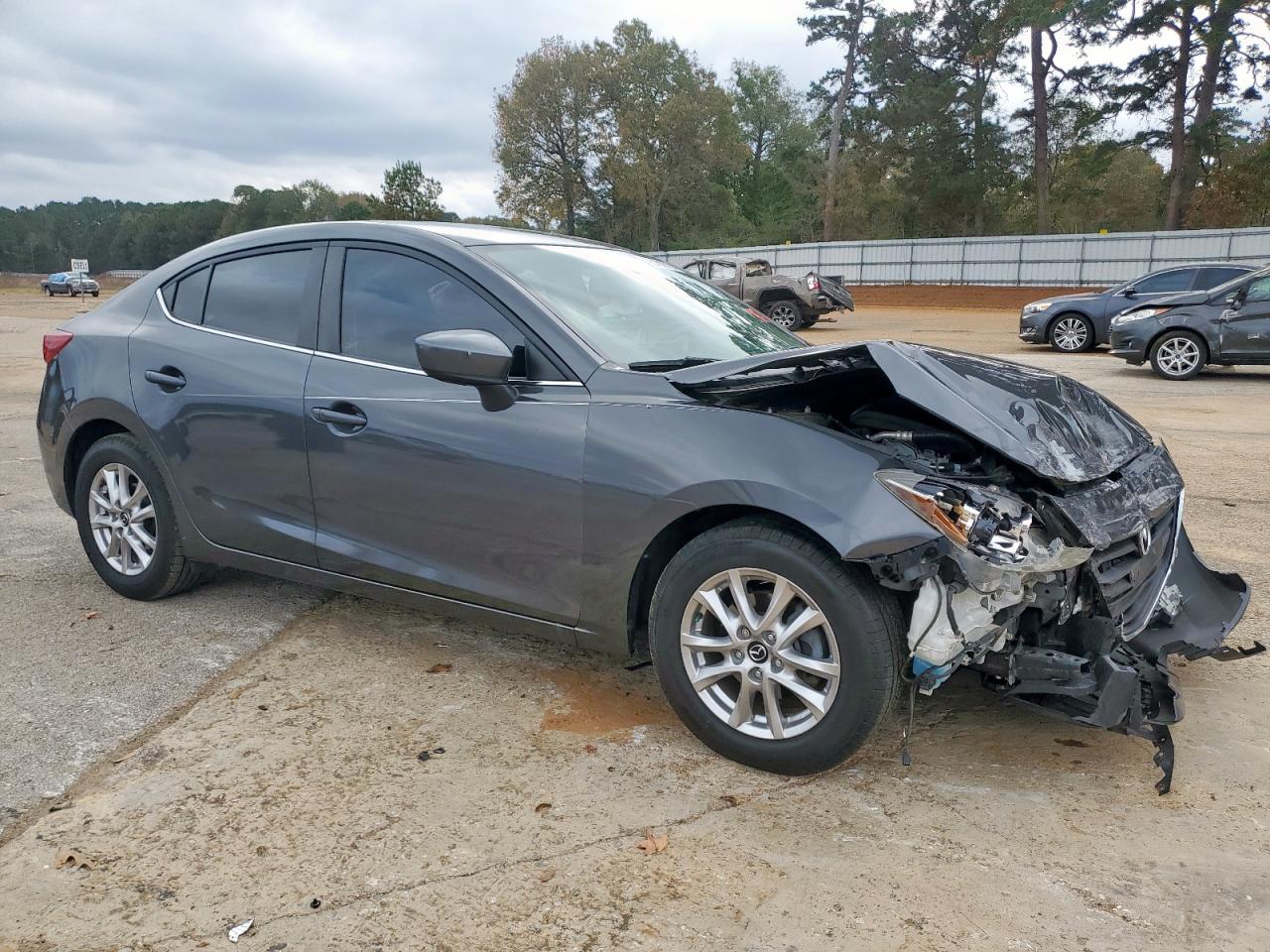 2015 Mazda 3 Grand Touring Gray vin: JM1BM1W73F1224406