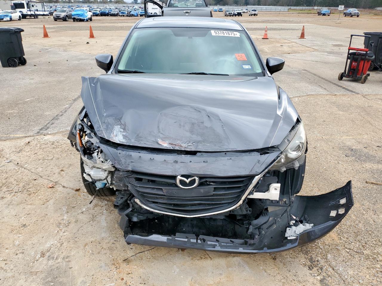 2015 Mazda 3 Grand Touring Gray vin: JM1BM1W73F1224406