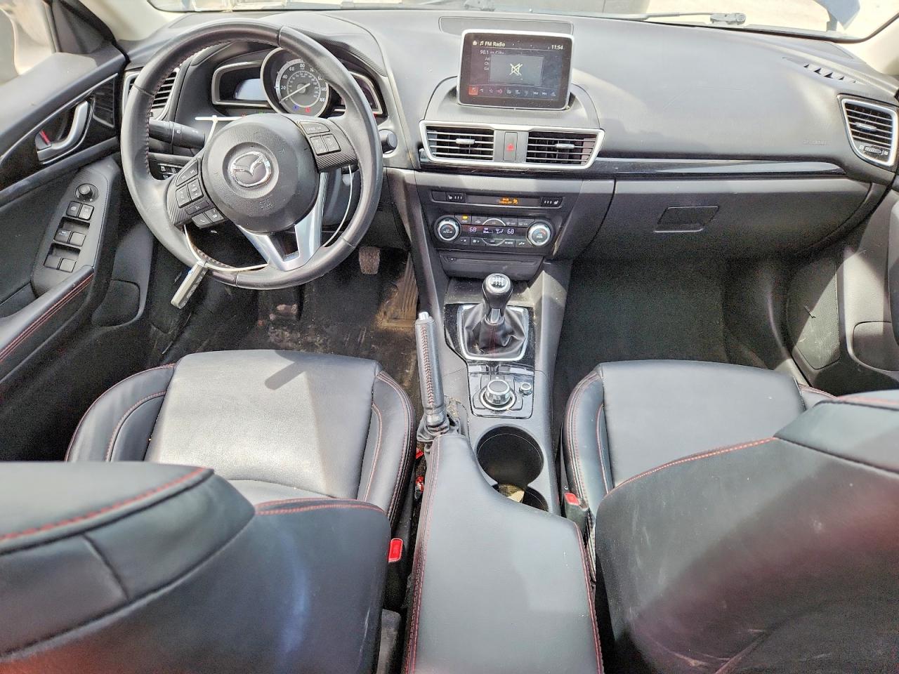 2015 Mazda 3 Grand Touring Синий vin: JM1BM1W73F1234823