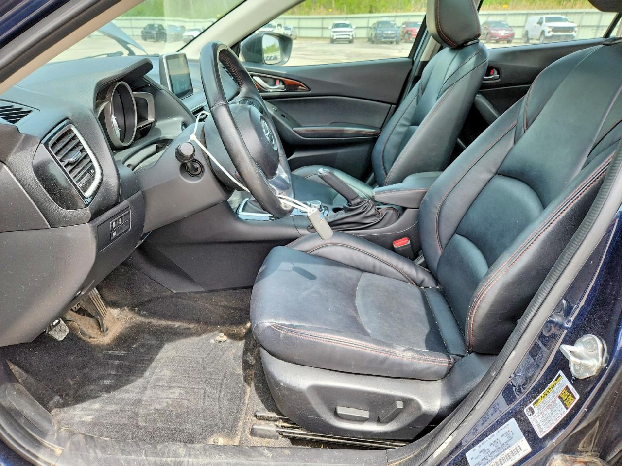 2015 Mazda 3 Grand Touring Синий vin: JM1BM1W73F1234823