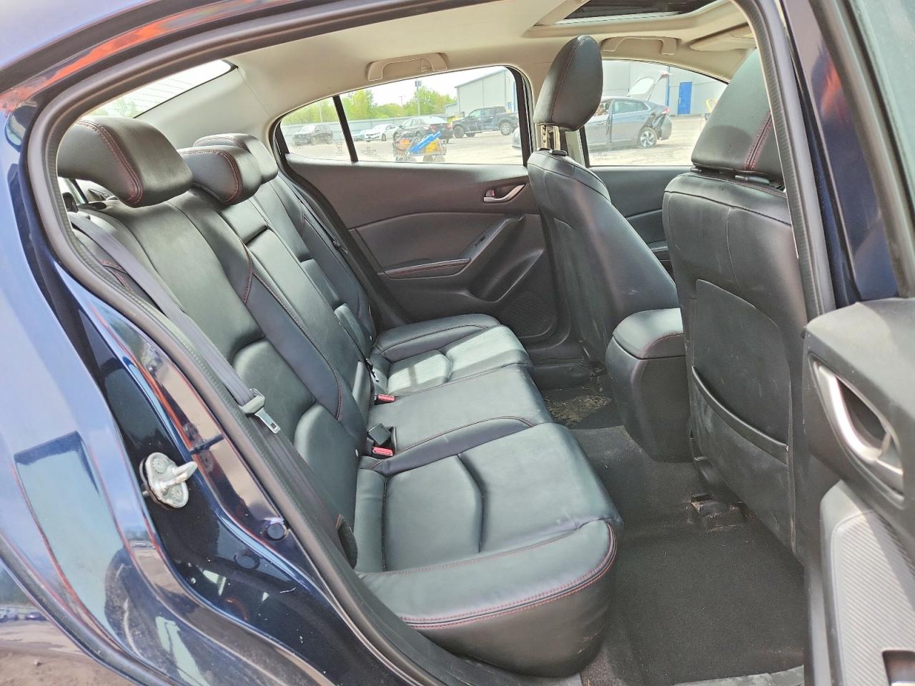 2015 Mazda 3 Grand Touring Синий vin: JM1BM1W73F1234823