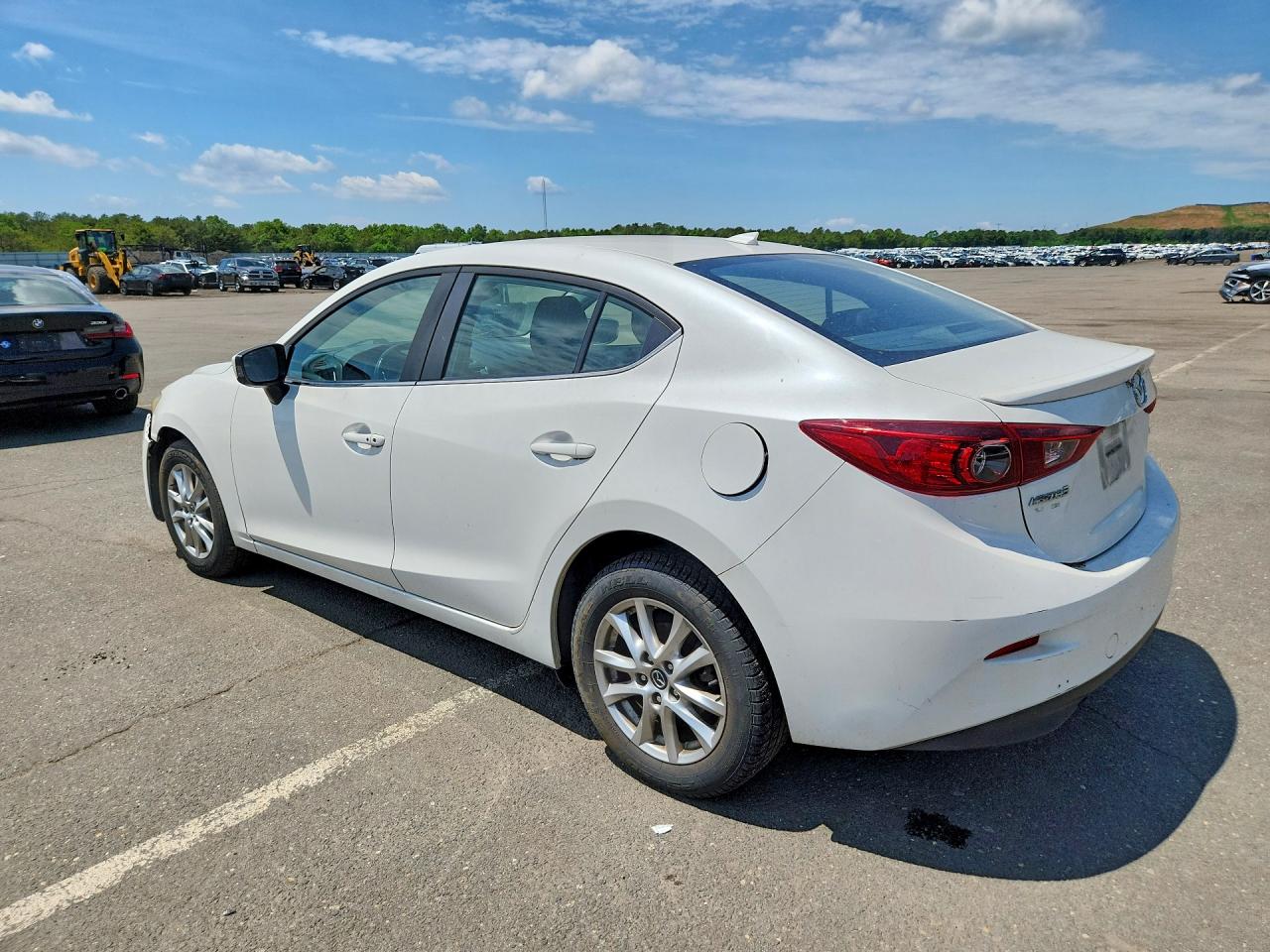 2014 Mazda 3 Grand Touring White vin: JM1BM1W74E1176445