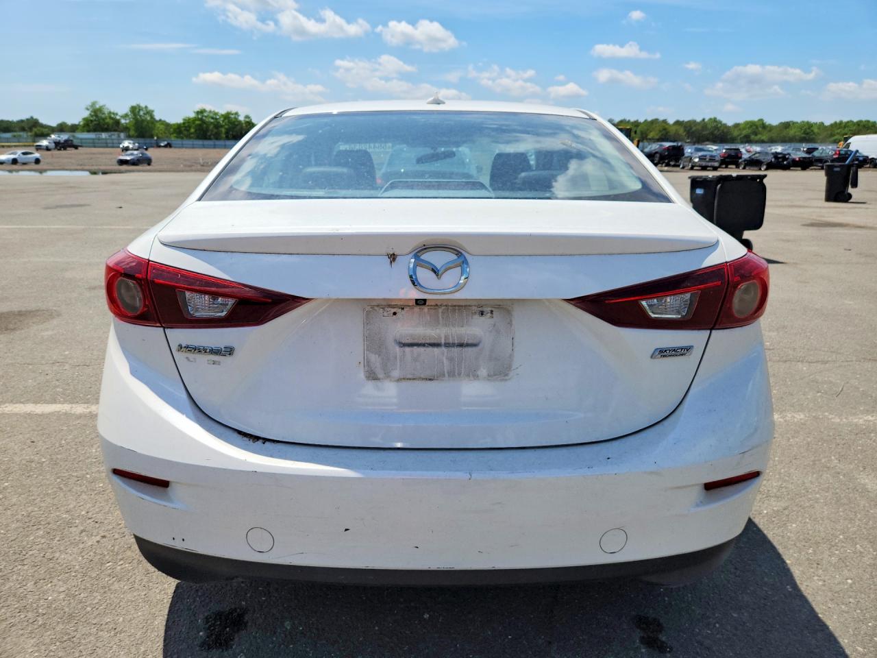 2014 Mazda 3 Grand Touring White vin: JM1BM1W74E1176445