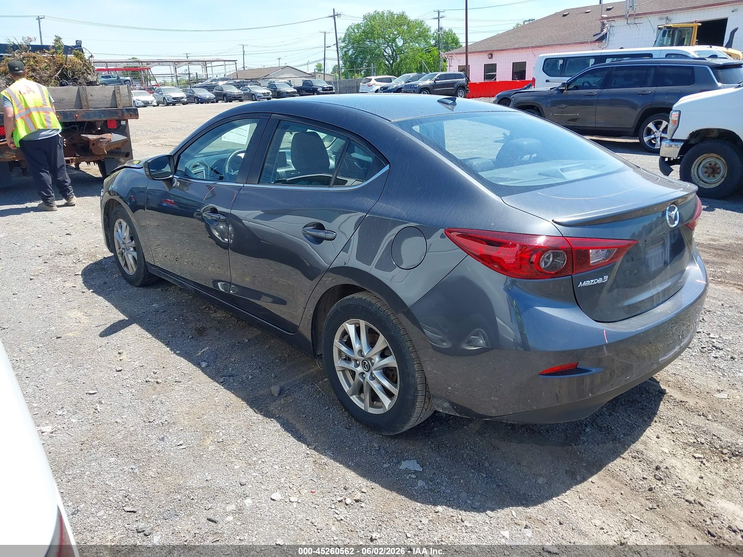 2015 Mazda Mazda3 I Grand Touring Gray vin: JM1BM1W74F1223491