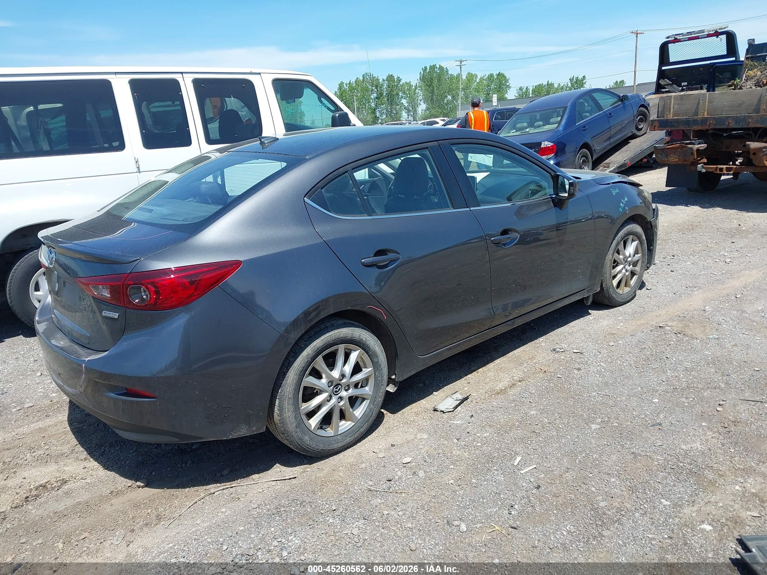 2015 Mazda Mazda3 I Grand Touring Gray vin: JM1BM1W74F1223491