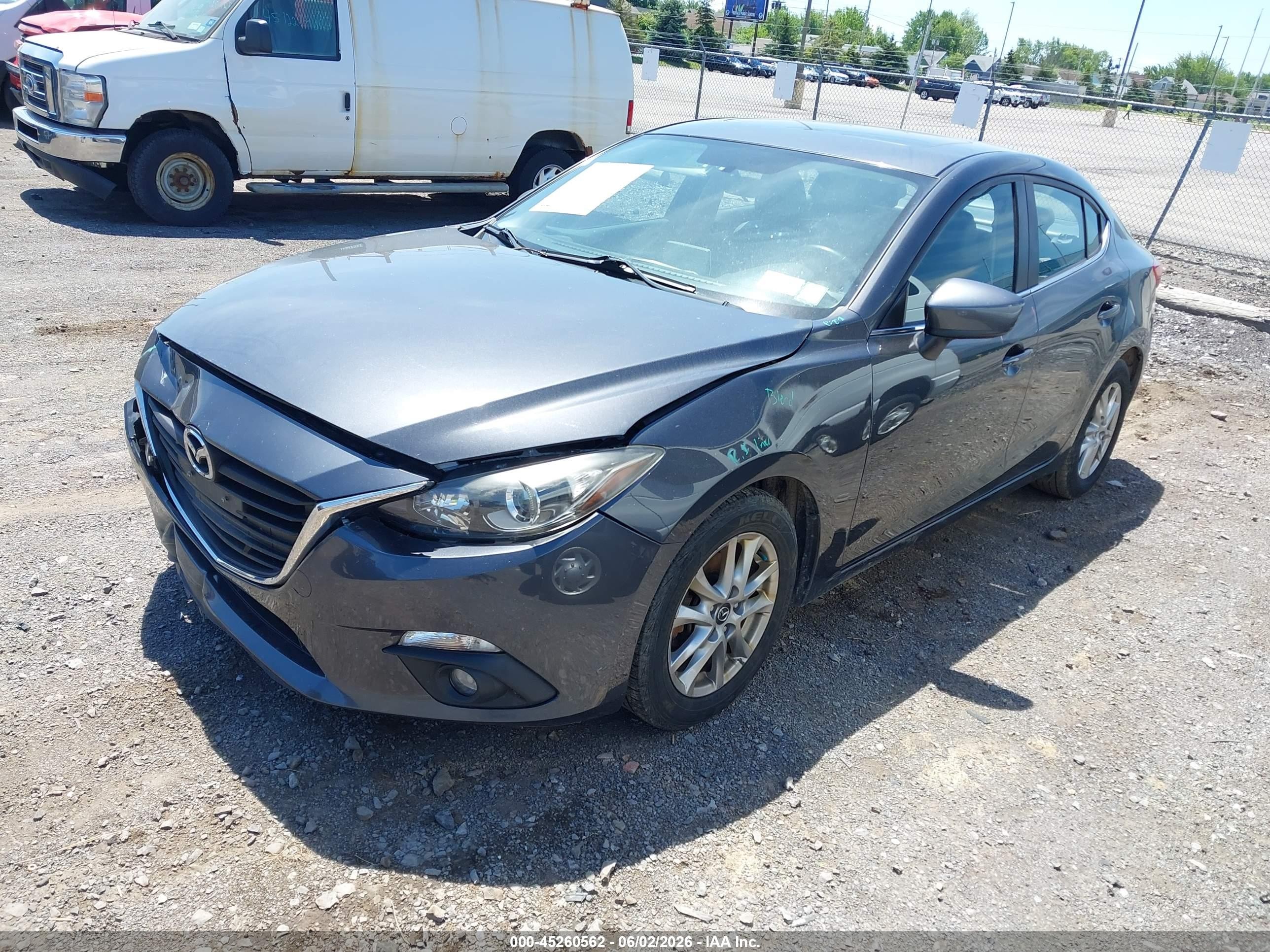 2015 Mazda Mazda3 I Grand Touring Gray vin: JM1BM1W74F1223491
